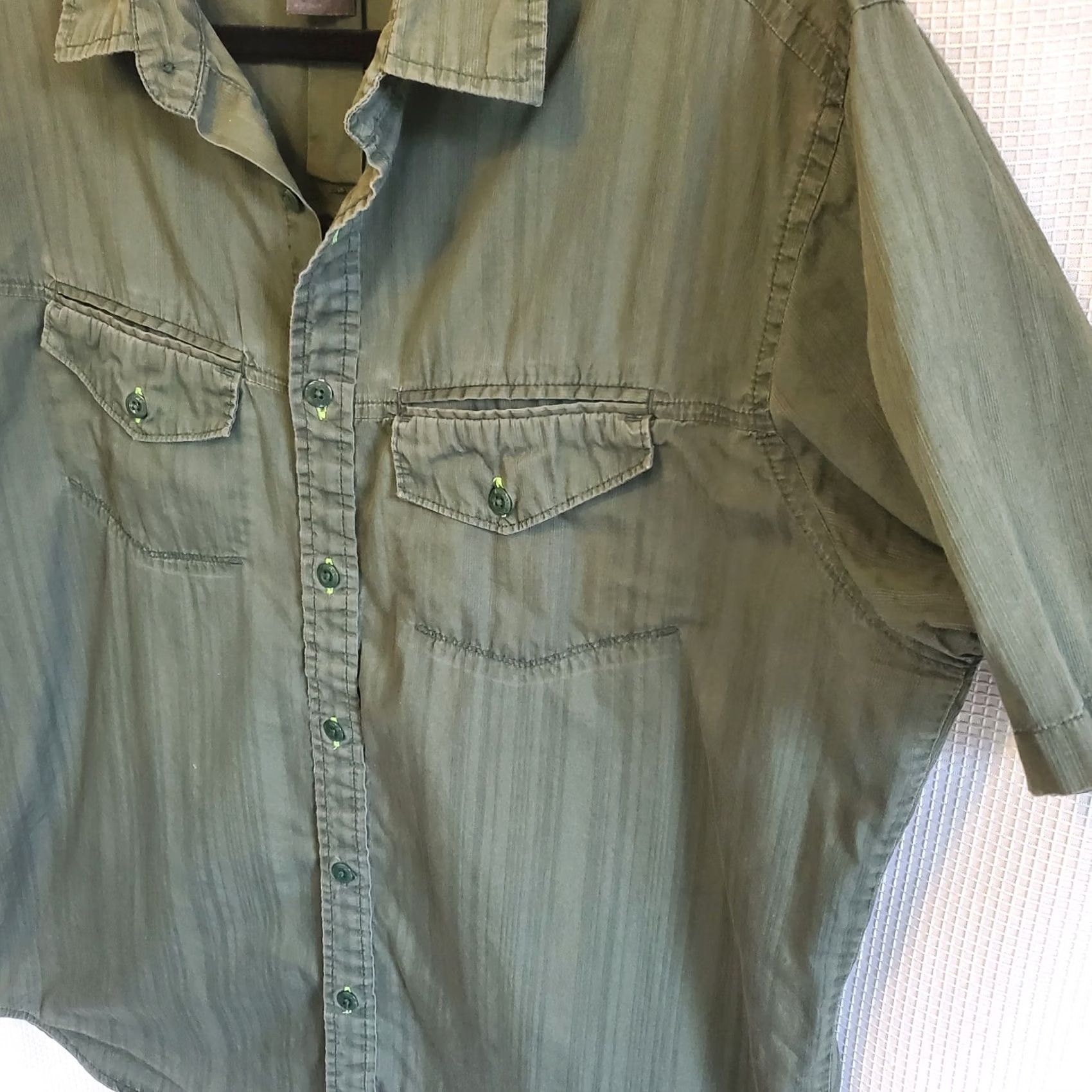 The North Face The North Face Mens XL Short Sleeve Button Down Shirt Green Outdoor Gorp Street Fish Classic Size US XL / EU 56 / 4 - 4 Thumbnail