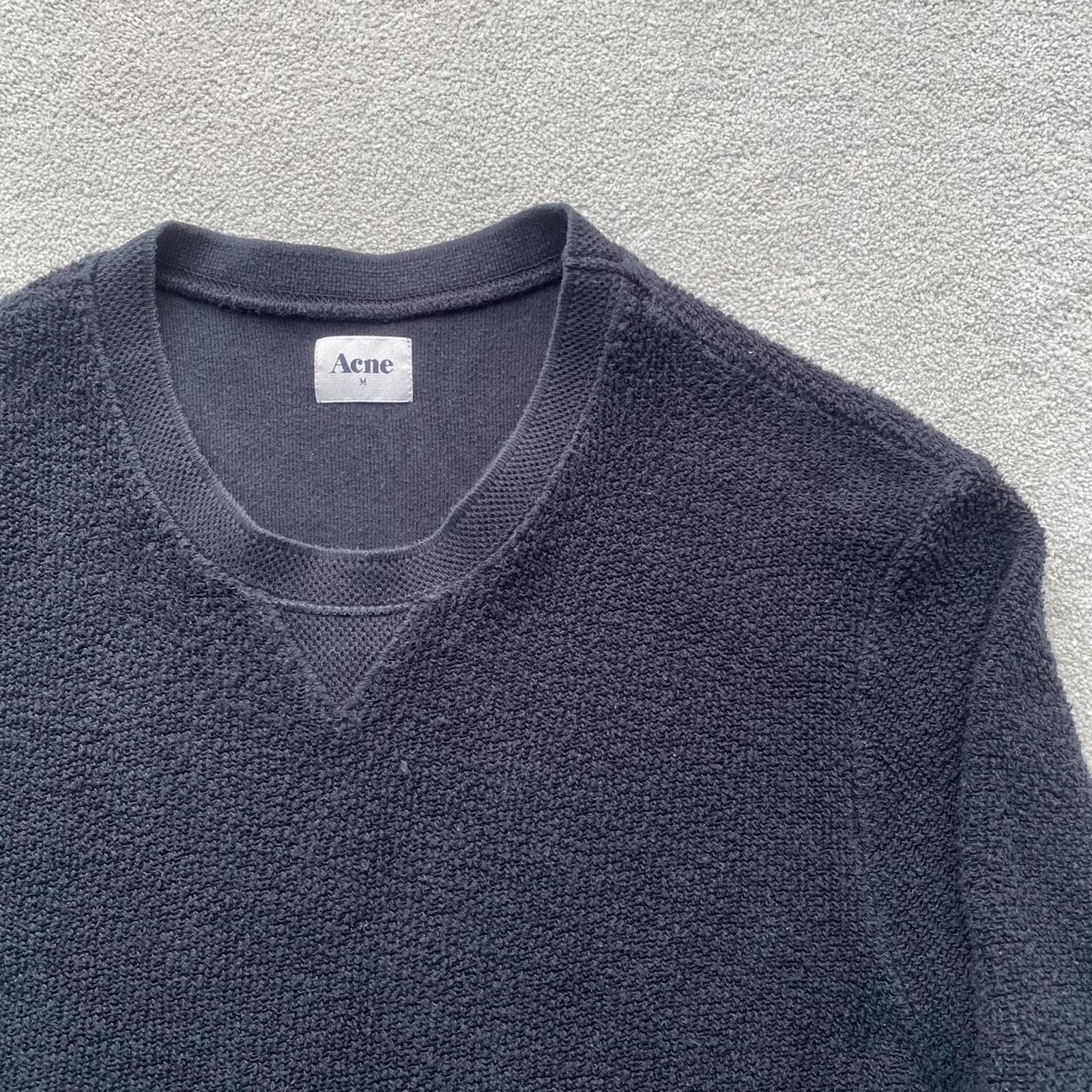 Acne Studios Acne College Terry Crewneck Sweatshirt Jumper Sweater Size US M / EU 48-50 / 2 - 2 Thumbnail