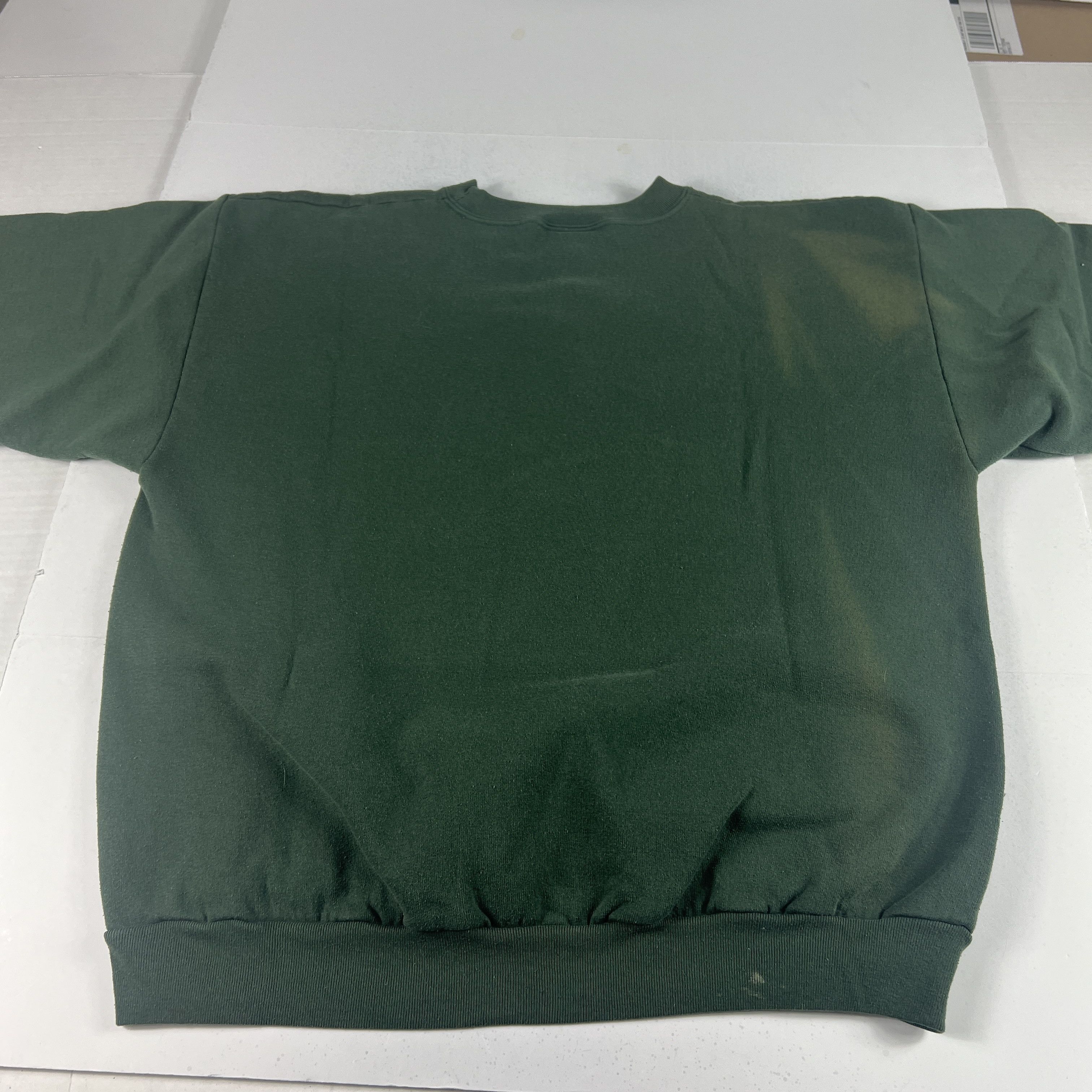 Logo Athletic × NFL × Vintage VTG Green Bay Packers Sweatshirt Faded Embroidered Crewneck Size US L / EU 52-54 / 3 - 12 Thumbnail