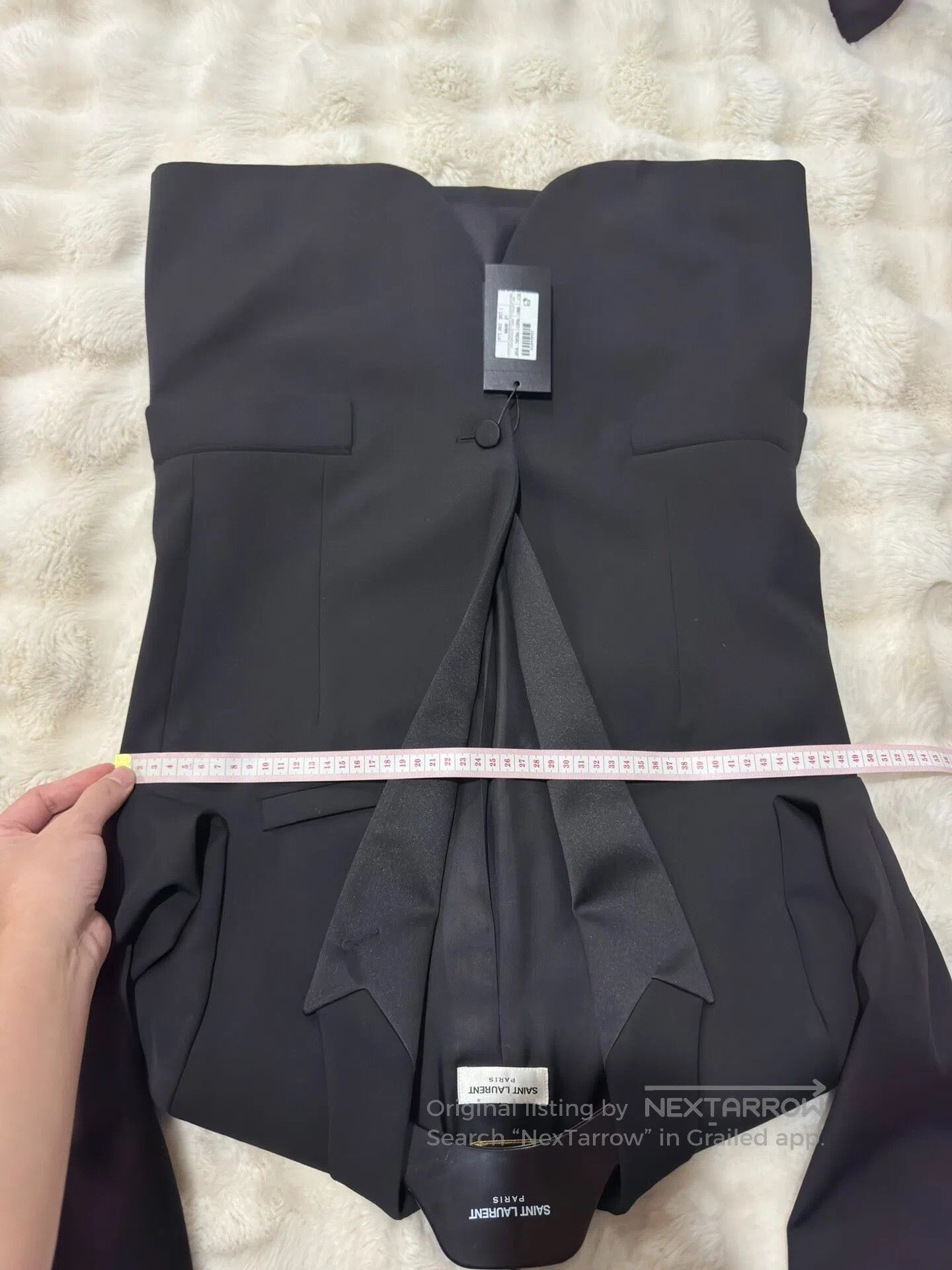 Saint Laurent Paris Saint Laurent Paris Women's Smoking Suit| Size XS / US 0-2 / IT 36-38 - 8 Thumbnail