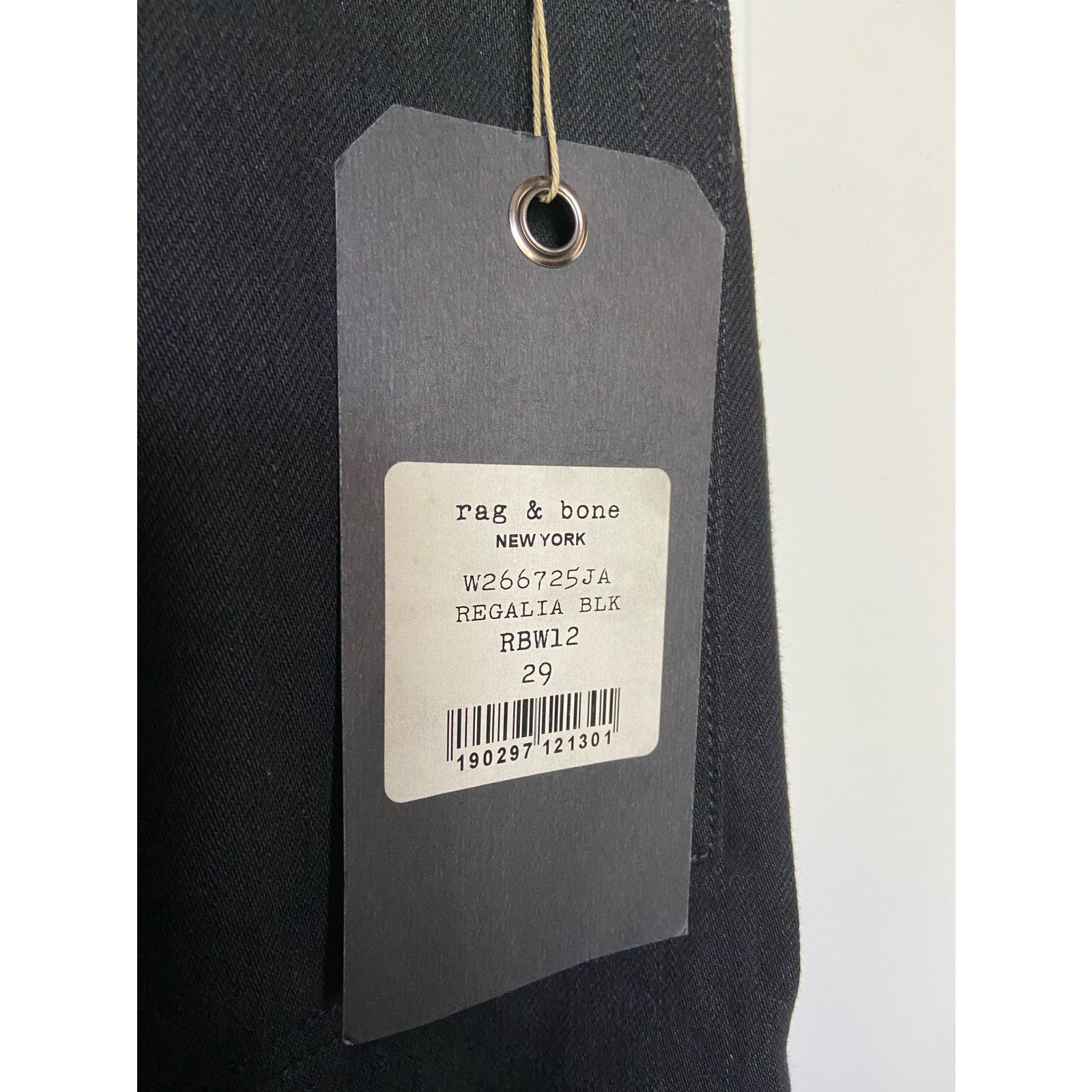 Rag & Bone Rag & Bone Womens Jeans Size 29 Regalia Black RBW12 NEW Size 29" - 10 Thumbnail