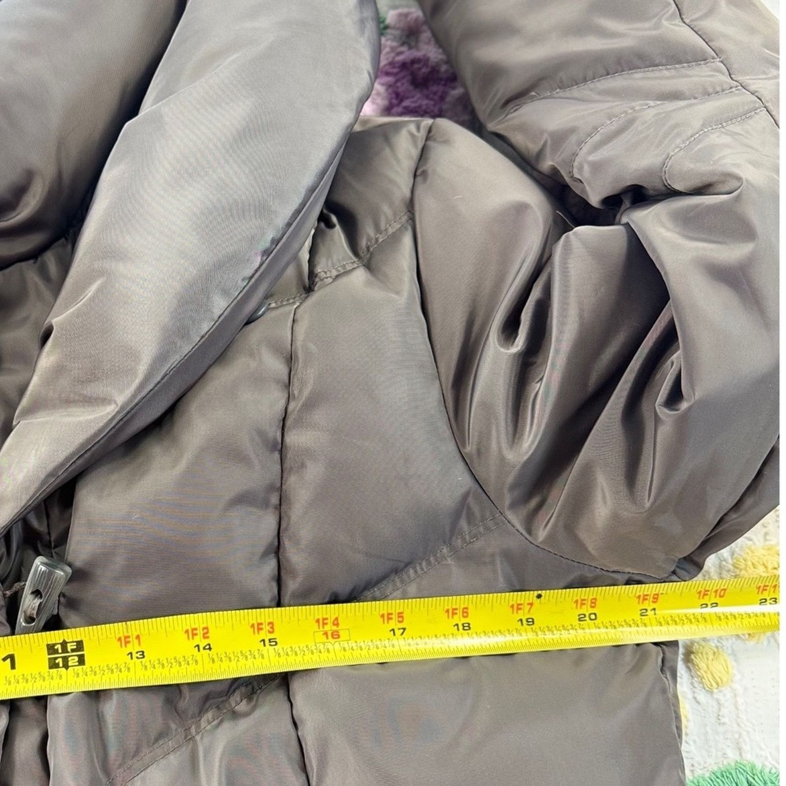 Lauren Ralph Lauren Lauren Ralph Lauren Womens Taupe Down Filled Puffer Toggle L Size L / US 10 / IT 46 - 8 Thumbnail