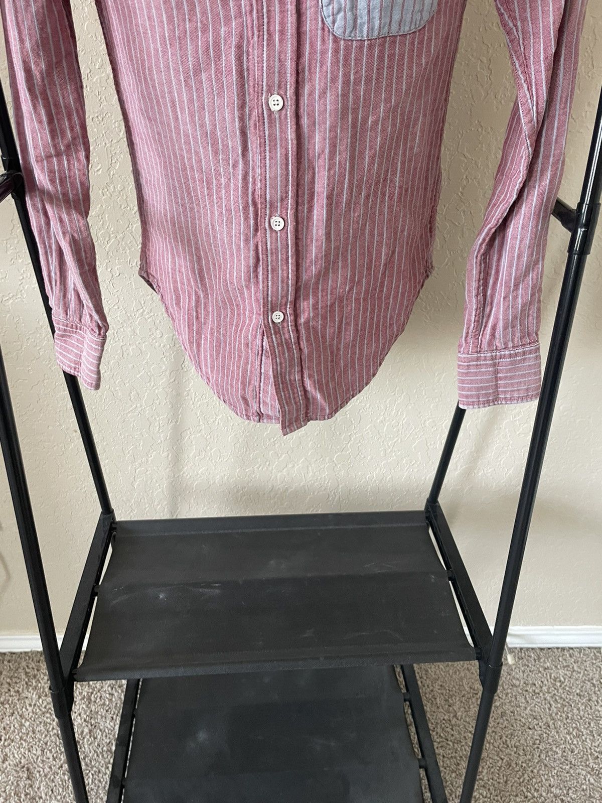 Band Of Outsiders Striped Button Down Cotton Shirt Size US XS / EU 42 / 0 - 3 Thumbnail