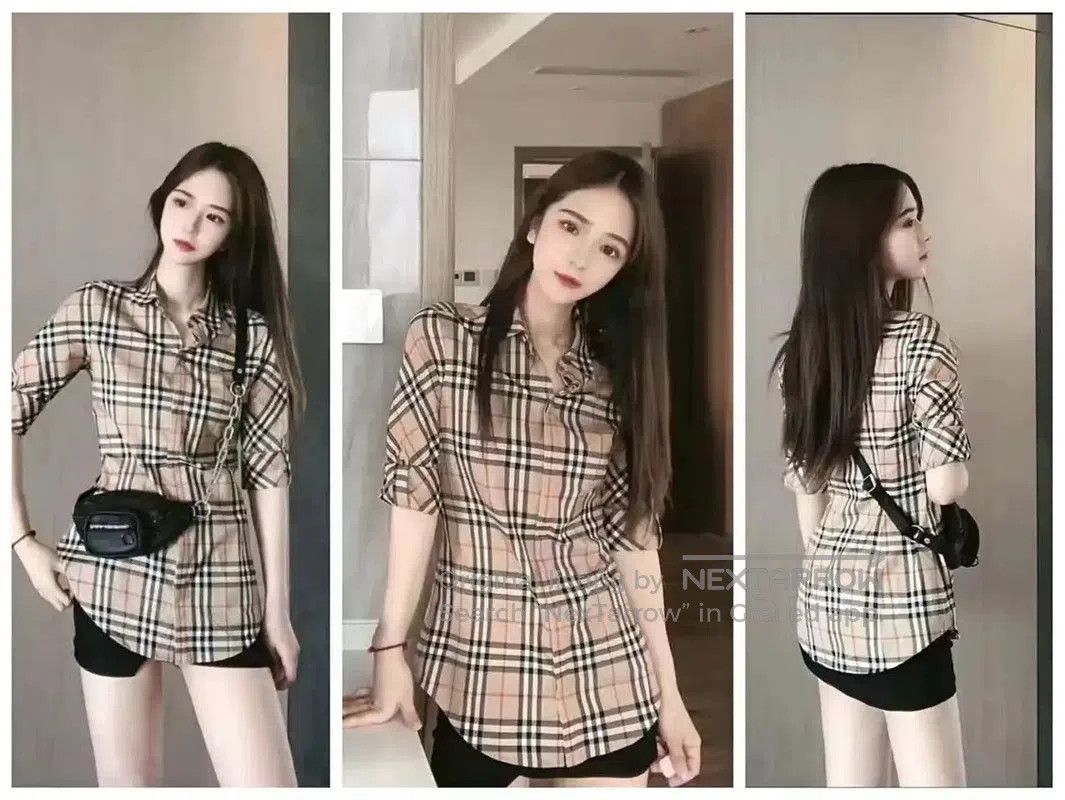 Burberry Burberry Women's Long Sleeve Checkered Shirt. Size M / US 6-8 / IT 42-44 - 6 Thumbnail