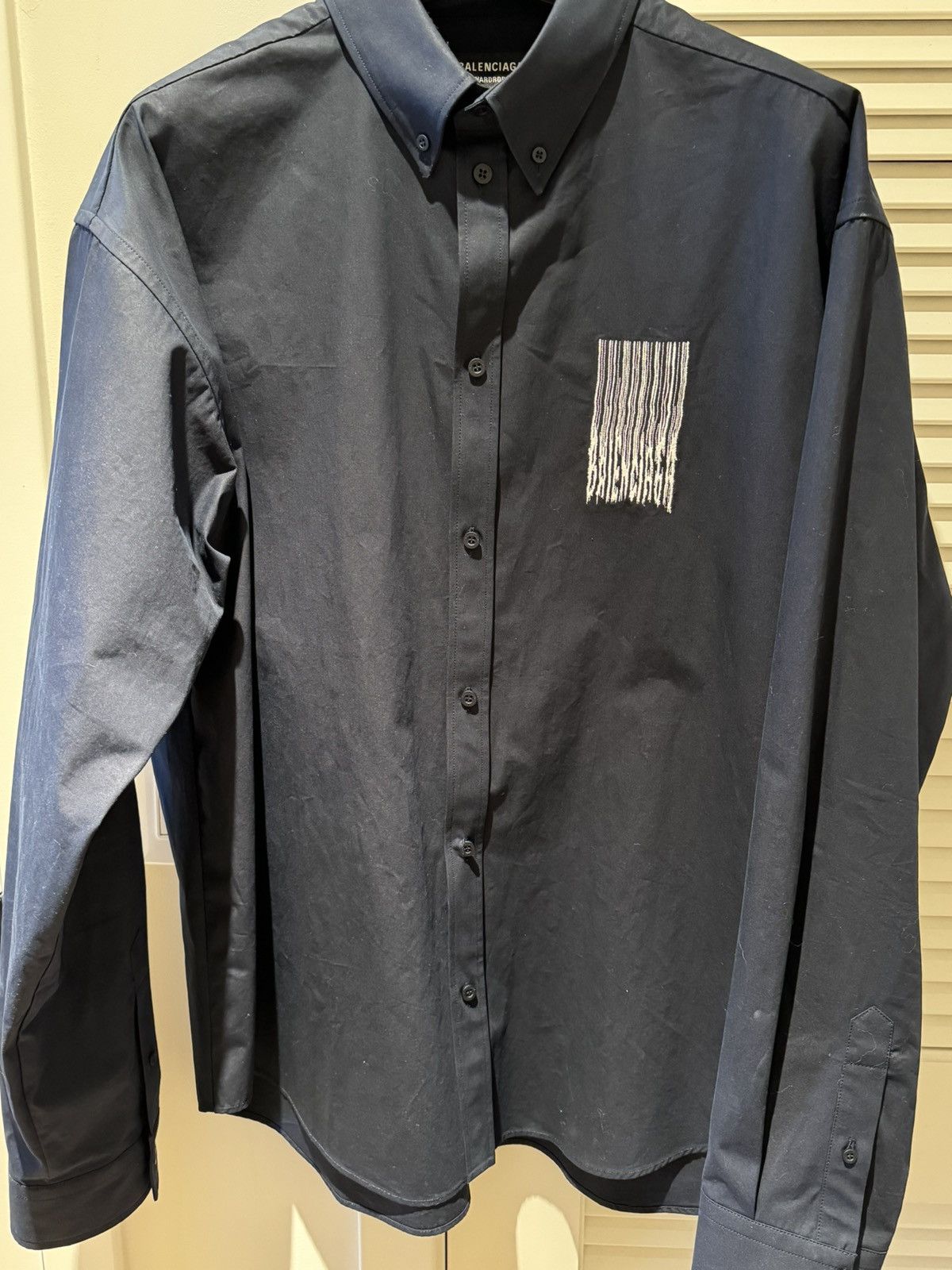 Balenciaga Oversized Balenciaga barcode long sleeve dress shirt Size US S / EU 44-46 / 1 - 4 Thumbnail