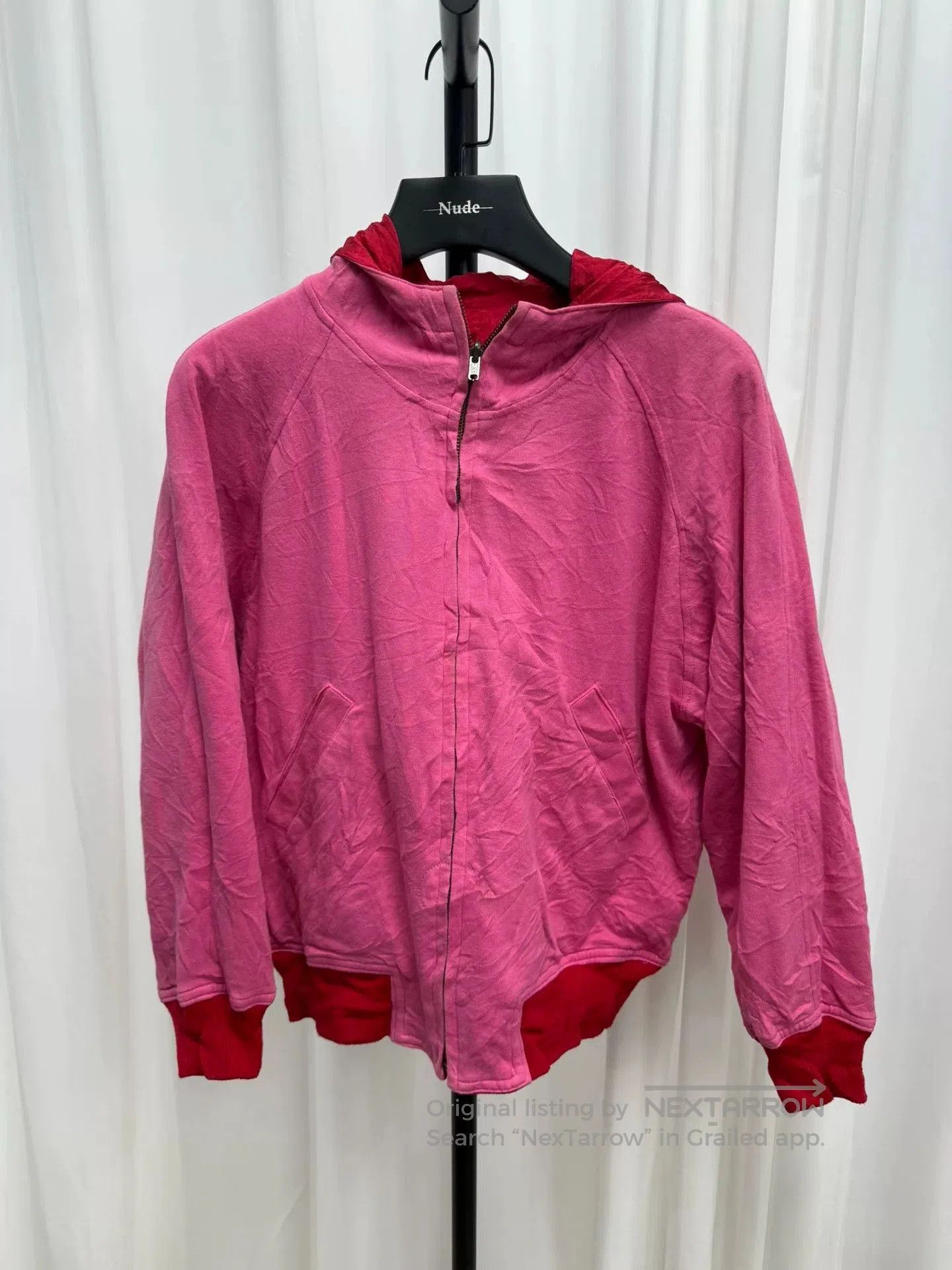 Issey Miyake Issey Miyake Reversible Jacket in Pink. Size XL / US 12-14 / IT 48-50 - 6 Thumbnail