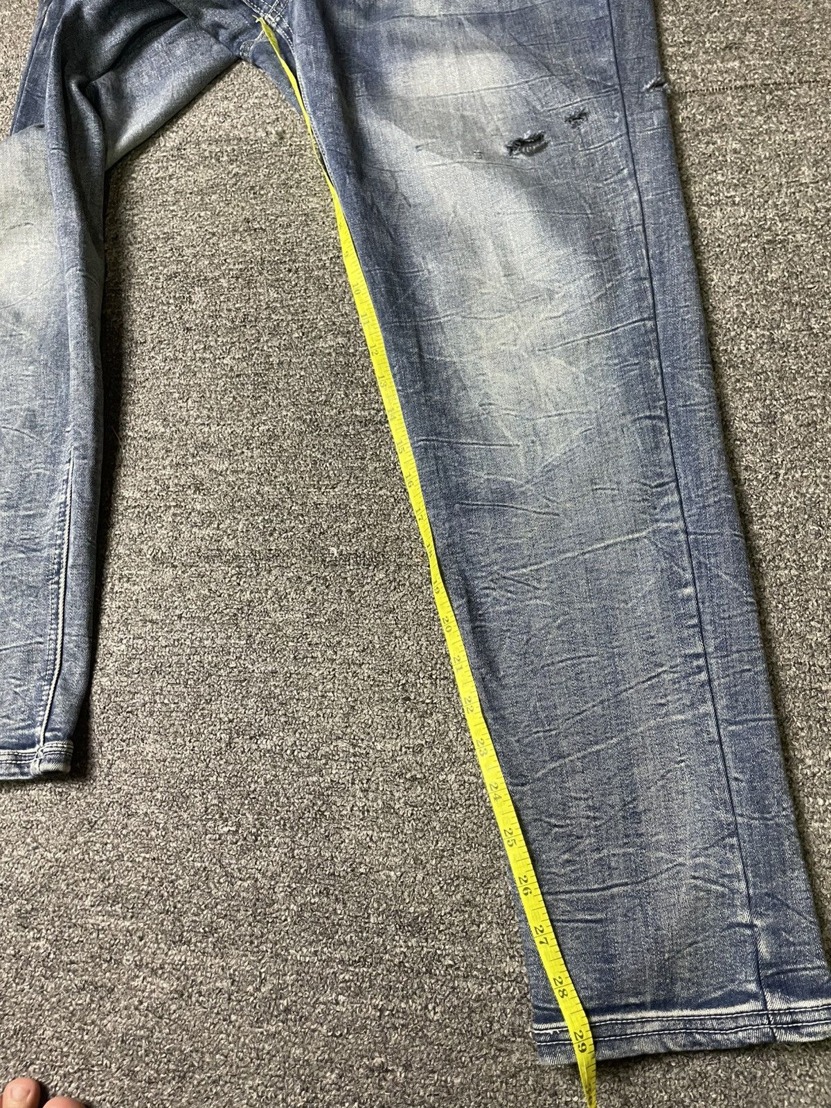 Japanese Brand × Vintage BACK NUMBER x Keep Air Warm Casual Jeans (92) Size US 31 - 6 Thumbnail