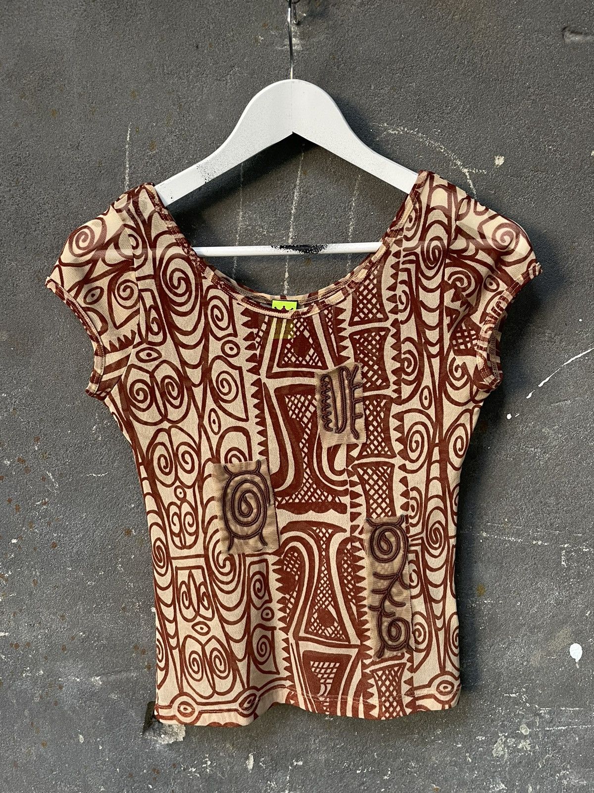 Vintage Save The Queen Mesh Tank Top Japanese JPG Style Y2K Vintage Size L / US 10 / IT 46 - 2 Thumbnail