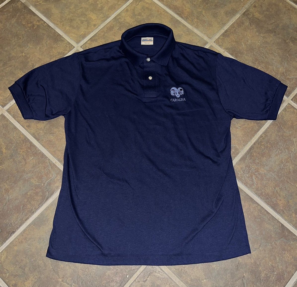 NCAA × Vintage VINTAGE UNC TAR HEELS POLO Size US L / EU 52-54 / 3 - 2 Thumbnail