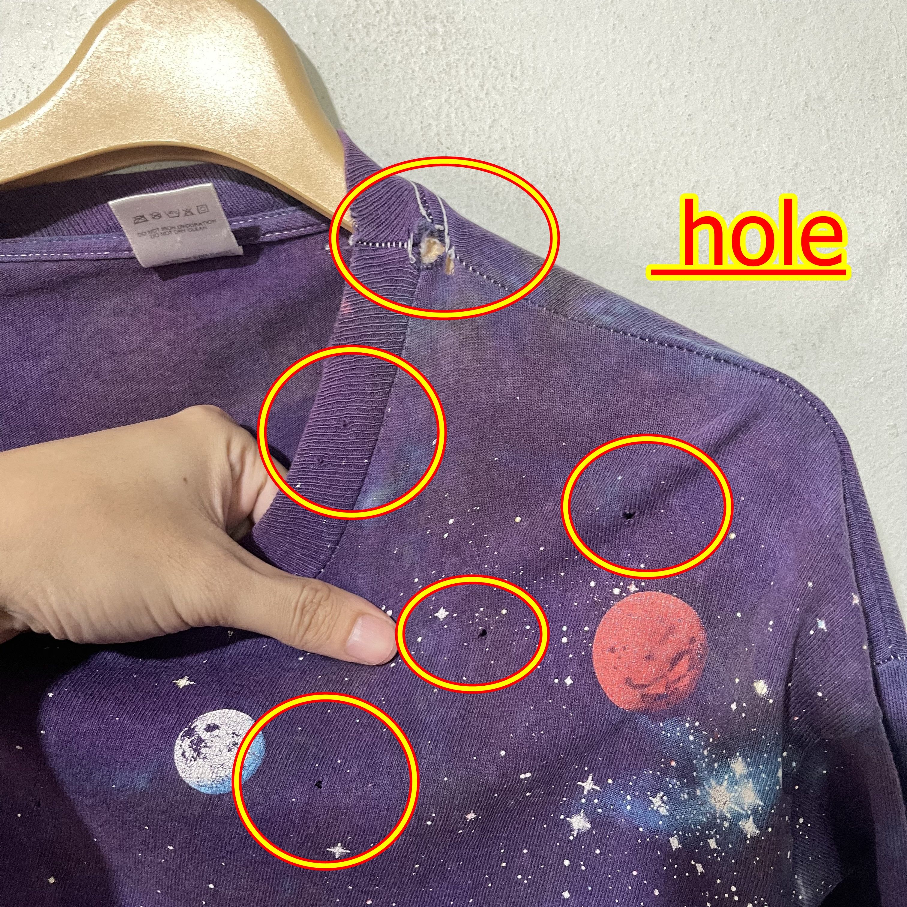 Vintage Vintage 90s Galaxy Space Long Sleeve Shirt Size US L / EU 52-54 / 3 - 6 Thumbnail