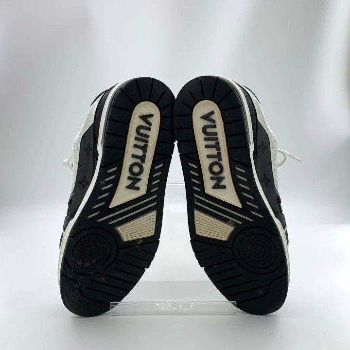 Louis Vuitton Louis Vuitton Trainer Black White Sneakers Size US 8 / EU 41 - 5 Thumbnail