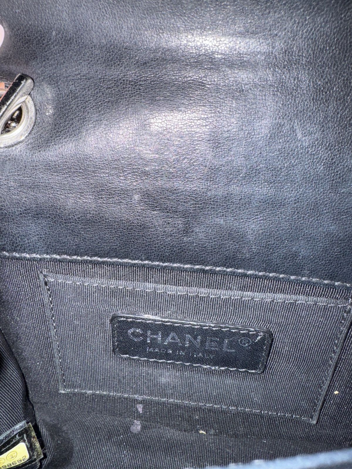 Chanel Chanel 2014 Plexiglass Patent Striped Boy Brick Flap Bag Size ONE SIZE - 13 Thumbnail