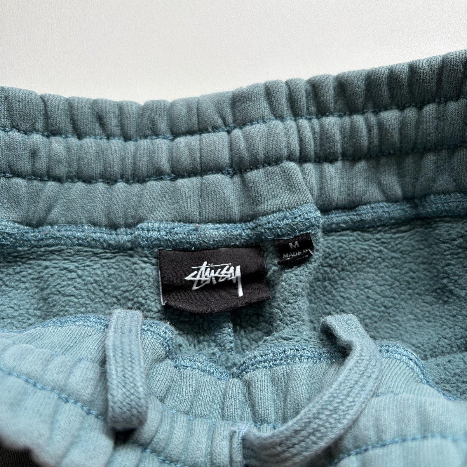 Stussy Stussy Sweatpants Medium Teal Green Embroidered Basic Logo Size US 32 / EU 48 - 6 Thumbnail