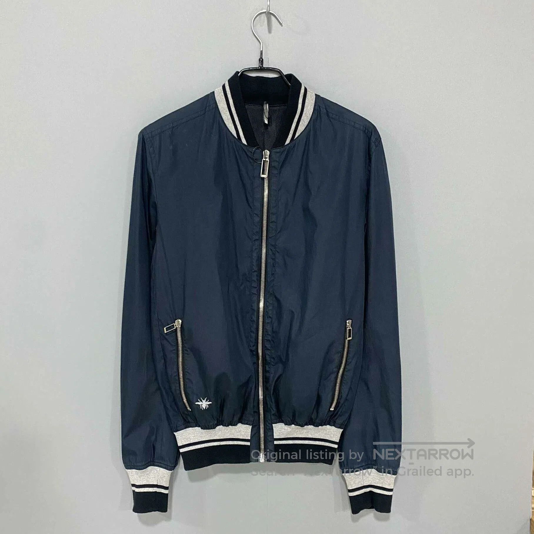 Dior Bee Embroidery Flight Jacket.
