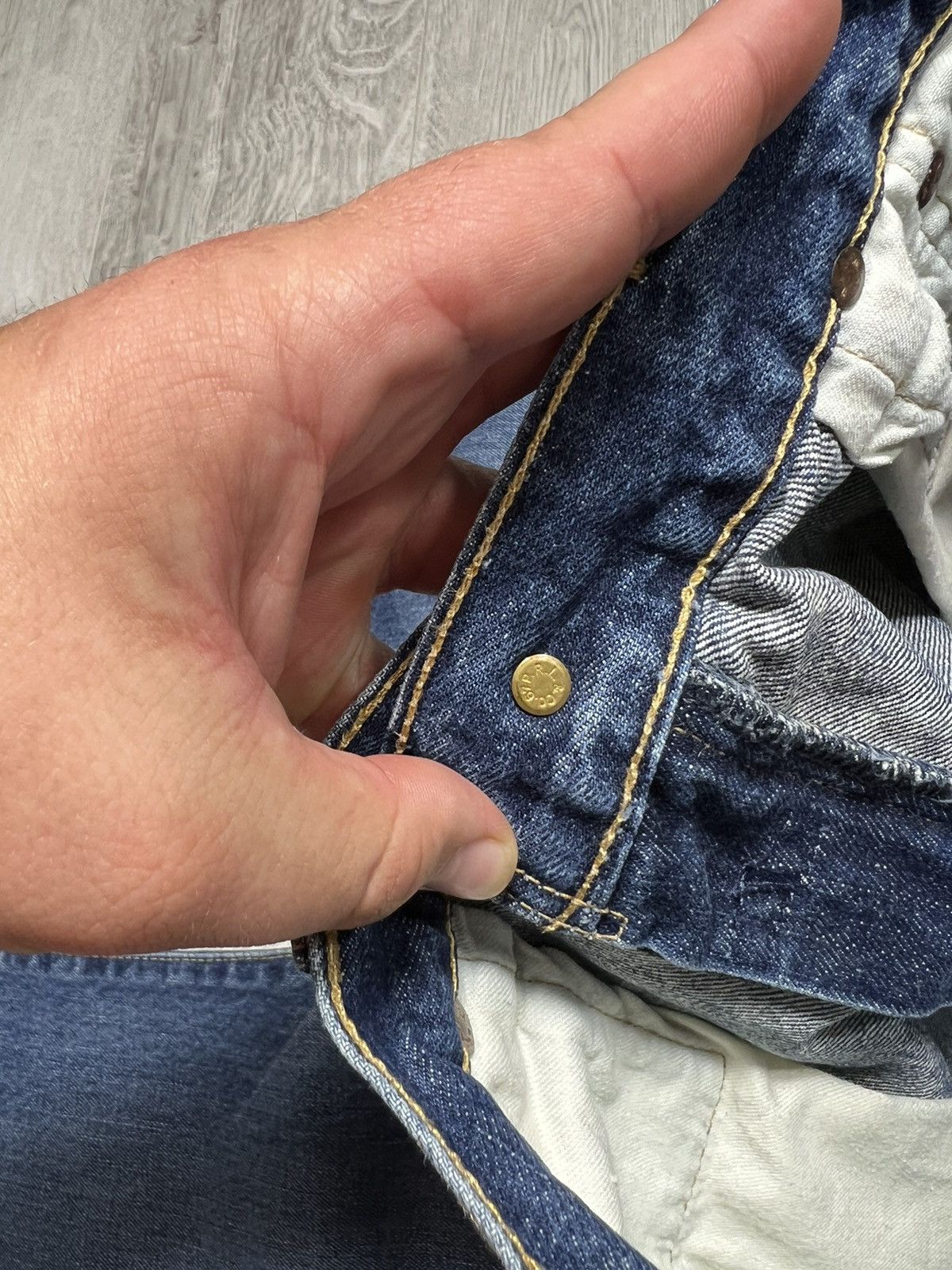RRL Ralph Lauren Polo Ralph Lauren Jeans Blue Denim Pants Size US 31 - 9 Thumbnail
