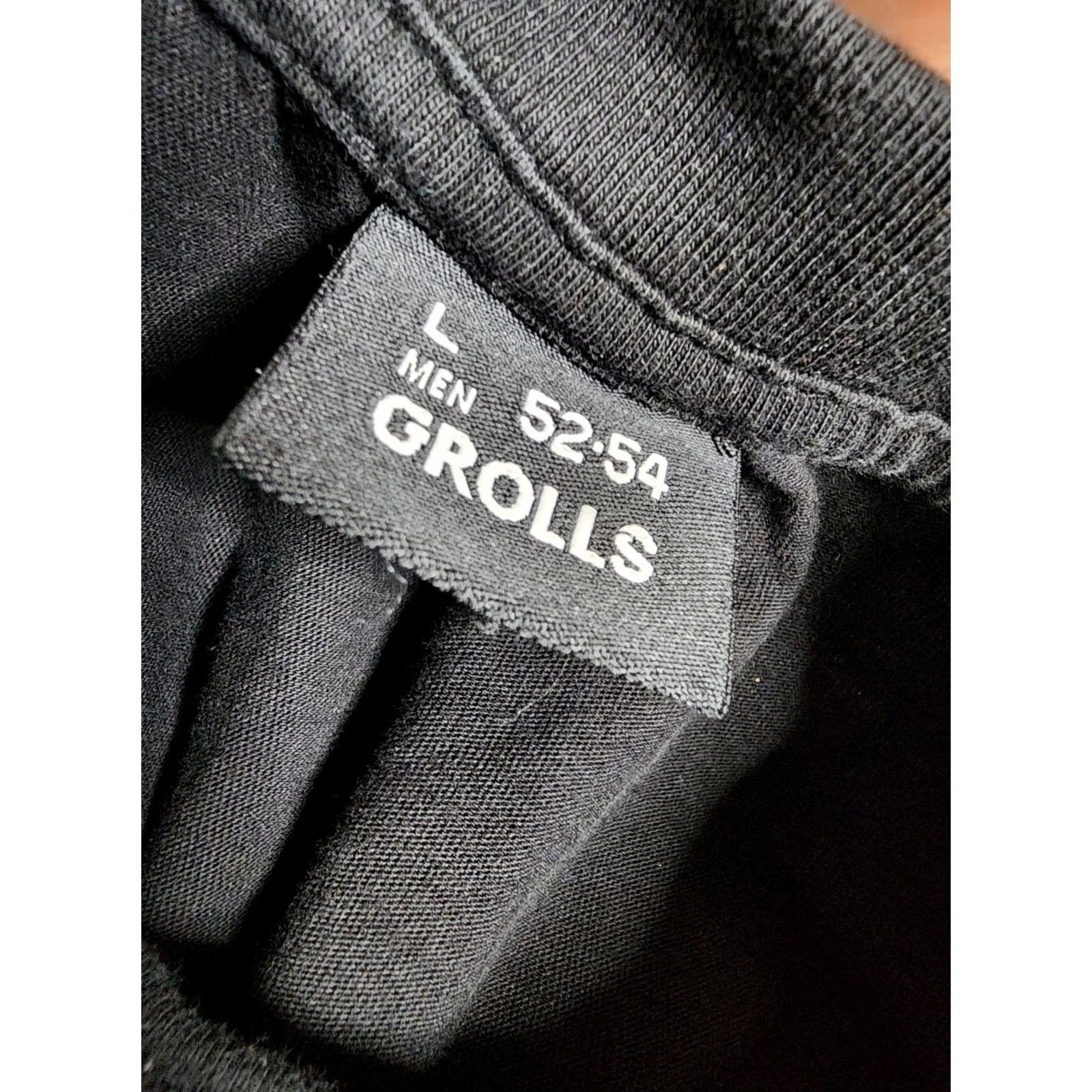 Vintage Vintage Grolls T-Shirt Mens L Black Crew Neck Short Sleeve Graphic Print UAE Burj Khalifa Dubai Skyscraper Retro Shirt Size US L / EU 52-54 / 3 - 8 Thumbnail