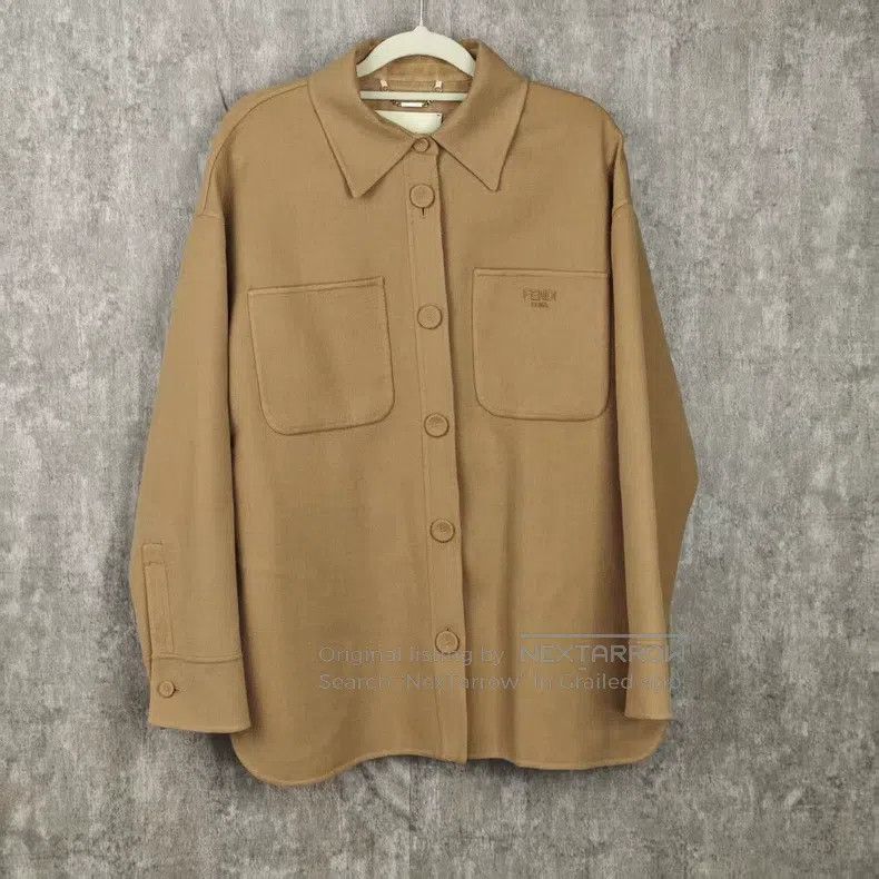 Fendi Fendi Loose lapel solid-color single-breasted mid-length l Size XS / US 0-2 / IT 36-38 - 1 Thumbnail