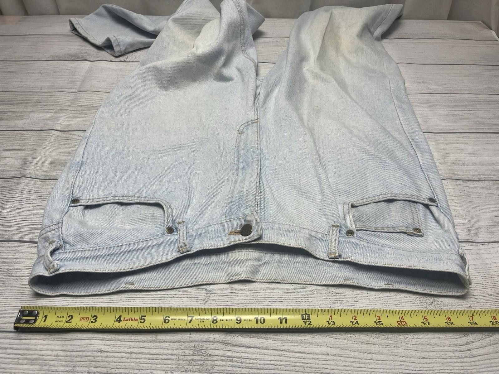 Lee Vintage Lee Riders Denim Jeans 40x34 USA 80s Light Wash Size US 40 / EU 56 - 7 Thumbnail