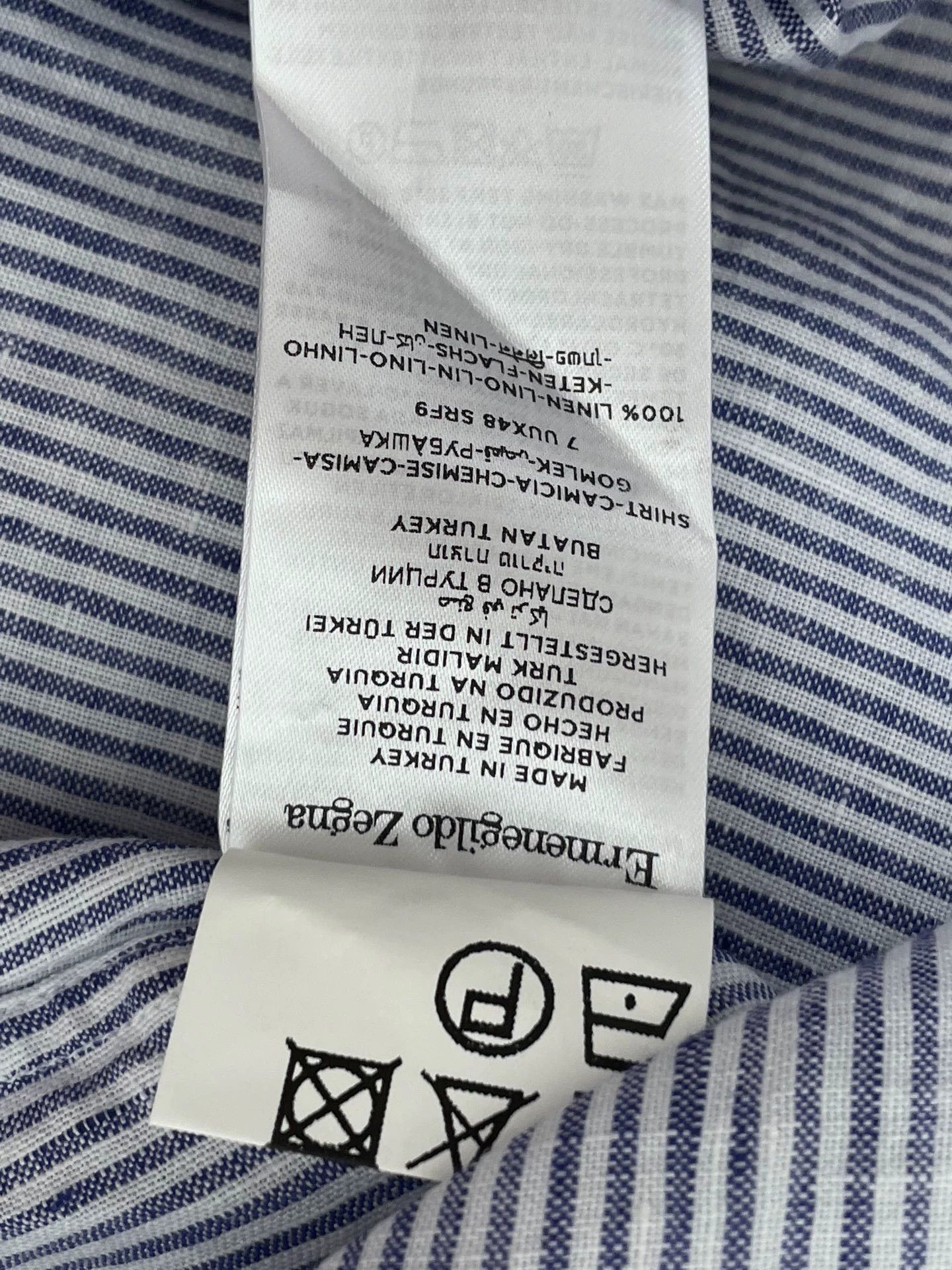 Ermenegildo Zegna Zegna Dress Shirt NEW WITH TAGS Size M Size US M / EU 48-50 / 2 - 6 Thumbnail