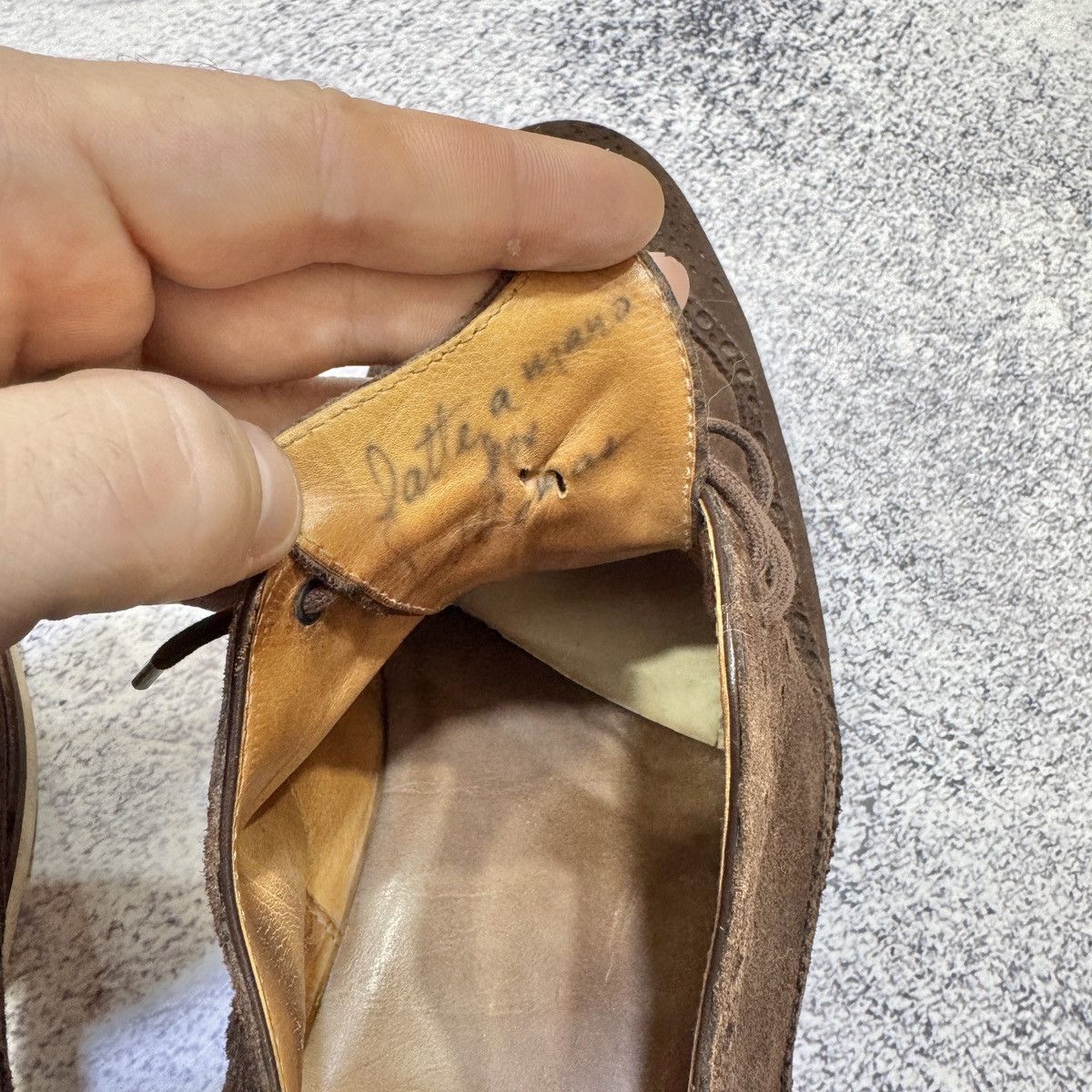 Benson Benson’s Brown Suede Oxfords Brogues US11 UK10 EU44 29cm Size US 11 / EU 44 - 9 Thumbnail