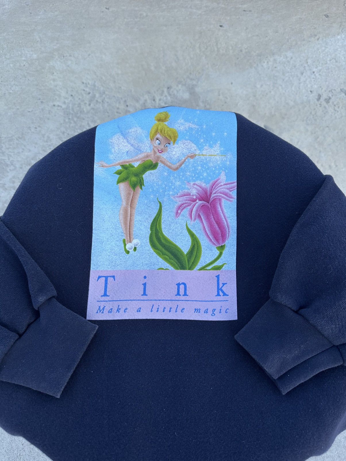 Disney × Vintage Vintage Tinker Bell Sweatshirt Size US L / EU 52-54 / 3 - 1 Thumbnail