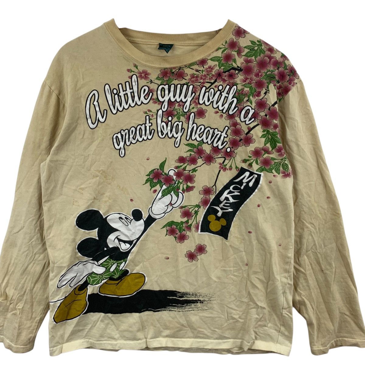 Disney Vintage DISNEY MICKEY MOUSE Superstar Floral Tee Shirt Size M / US 6-8 / IT 42-44 - 4 Thumbnail
