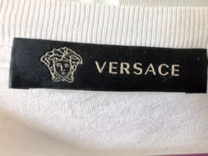 Versace Versace White short-sleeved T-shirt Size US L / EU 52-54 / 3 - 2 Thumbnail