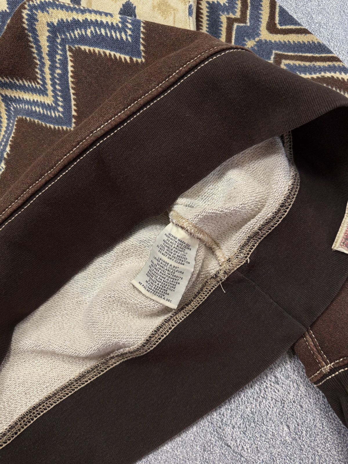 Polo Ralph Lauren Polo Ralph Lauren Western Navajo Pattern Hoodie Sweatshirt Size US L / EU 52-54 / 3 - 10 Thumbnail