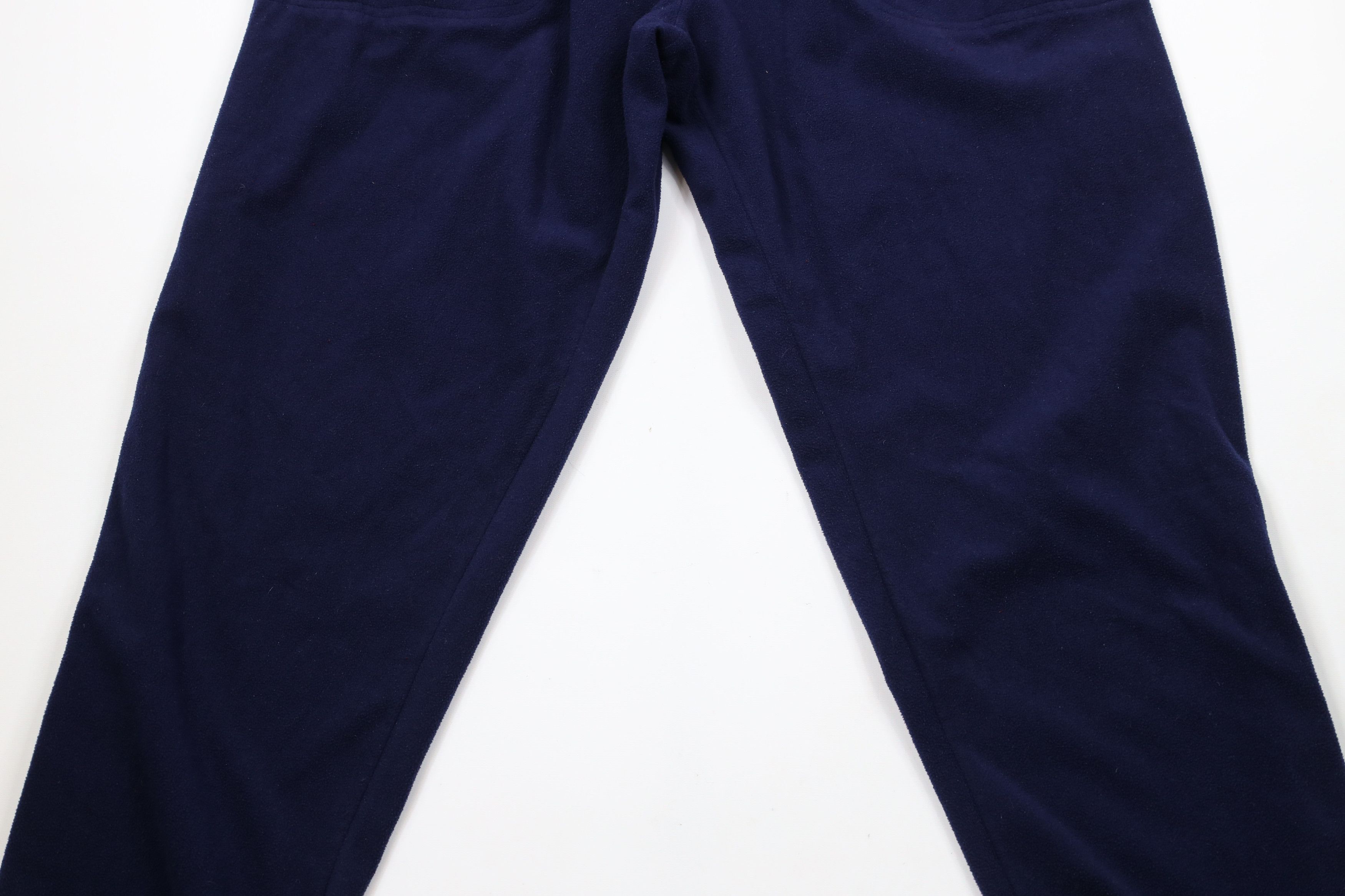 Vintage Vintage 90s Streetwear Fleece Cuffed Sweatpants Joggers Blue Size US 36 / EU 52 - 3 Thumbnail