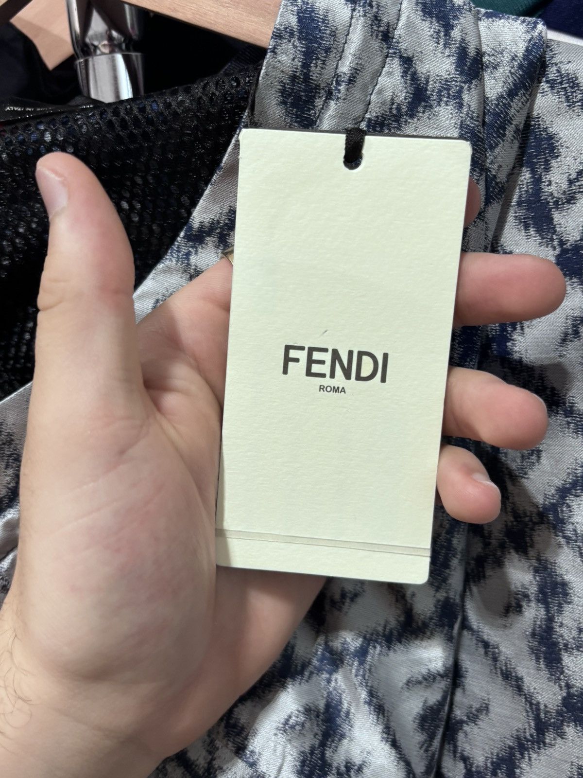 Fendi FENDI WINDBREAKER/WOVEN FABRIC ZUCCA BLUE Size US L / EU 52-54 / 3 - 6 Thumbnail