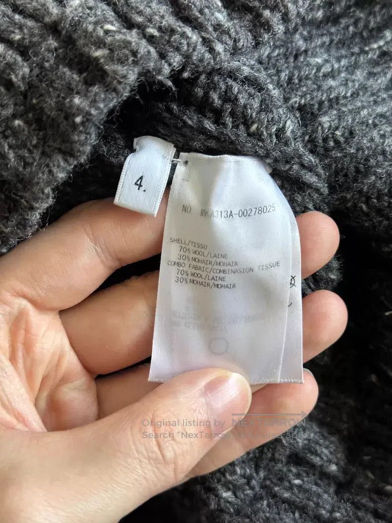 Thom Browne Thom Browne Black gray sweater Size US XL / EU 56 / 4 - 4 Thumbnail