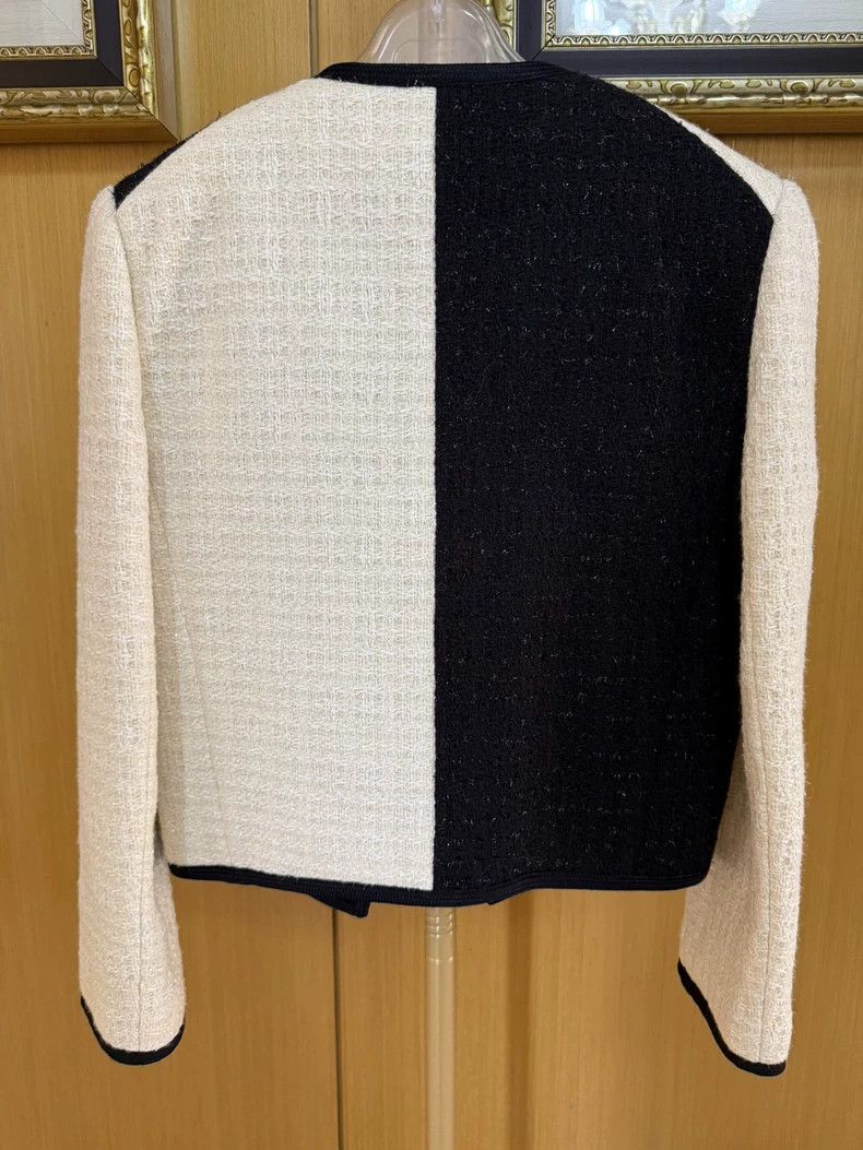 Yves Saint Laurent Saint Laurent Black and white tweed jacket 2502-Nextarrow Size XS / US 0-2 / IT 36-38 - 2 Thumbnail