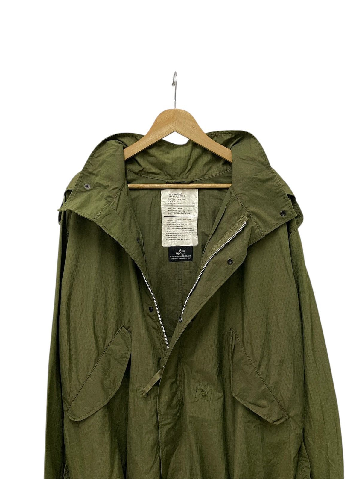 Alpha Industries Vintage Alpha Industries M-51 Military Parka Jacket Size US L / EU 52-54 / 3 - 4 Thumbnail