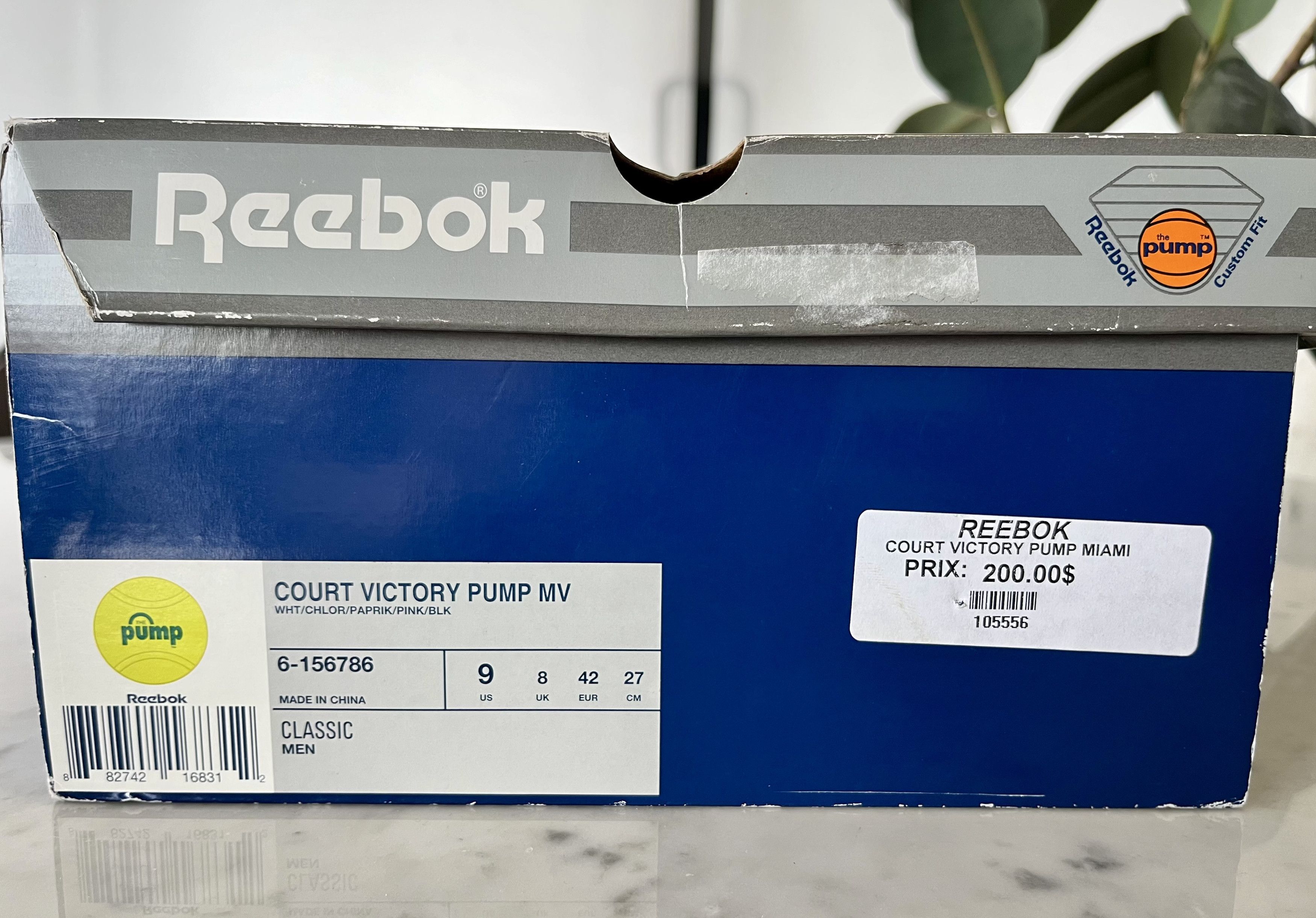 Reebok Reebok Court Victory Pump - Miami Nights Edition Size US 9 / EU 42 - 6 Thumbnail