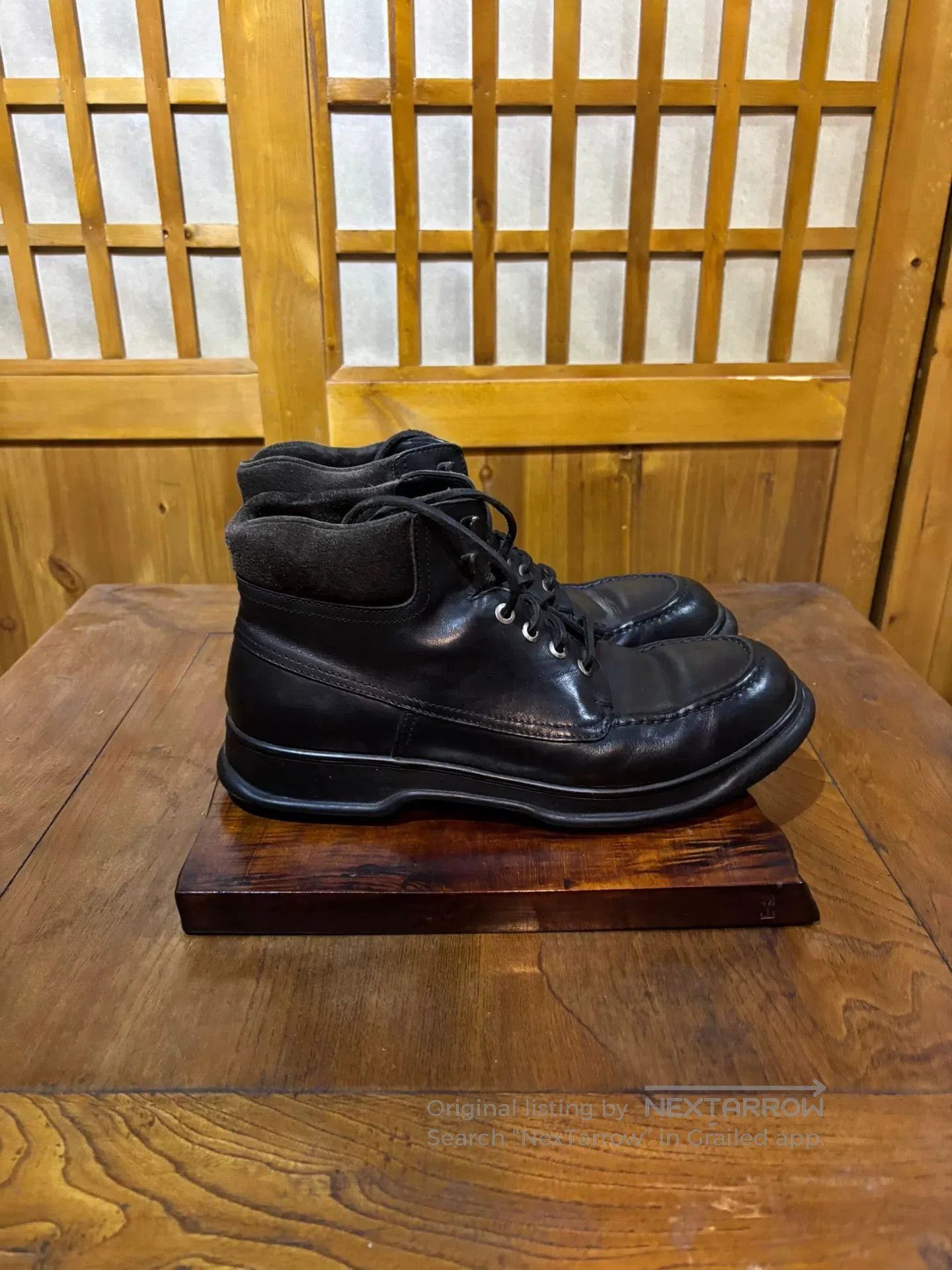Prada Prada Archive Red Line Leather Boots. Size US 9 / EU 42 - 4 Thumbnail