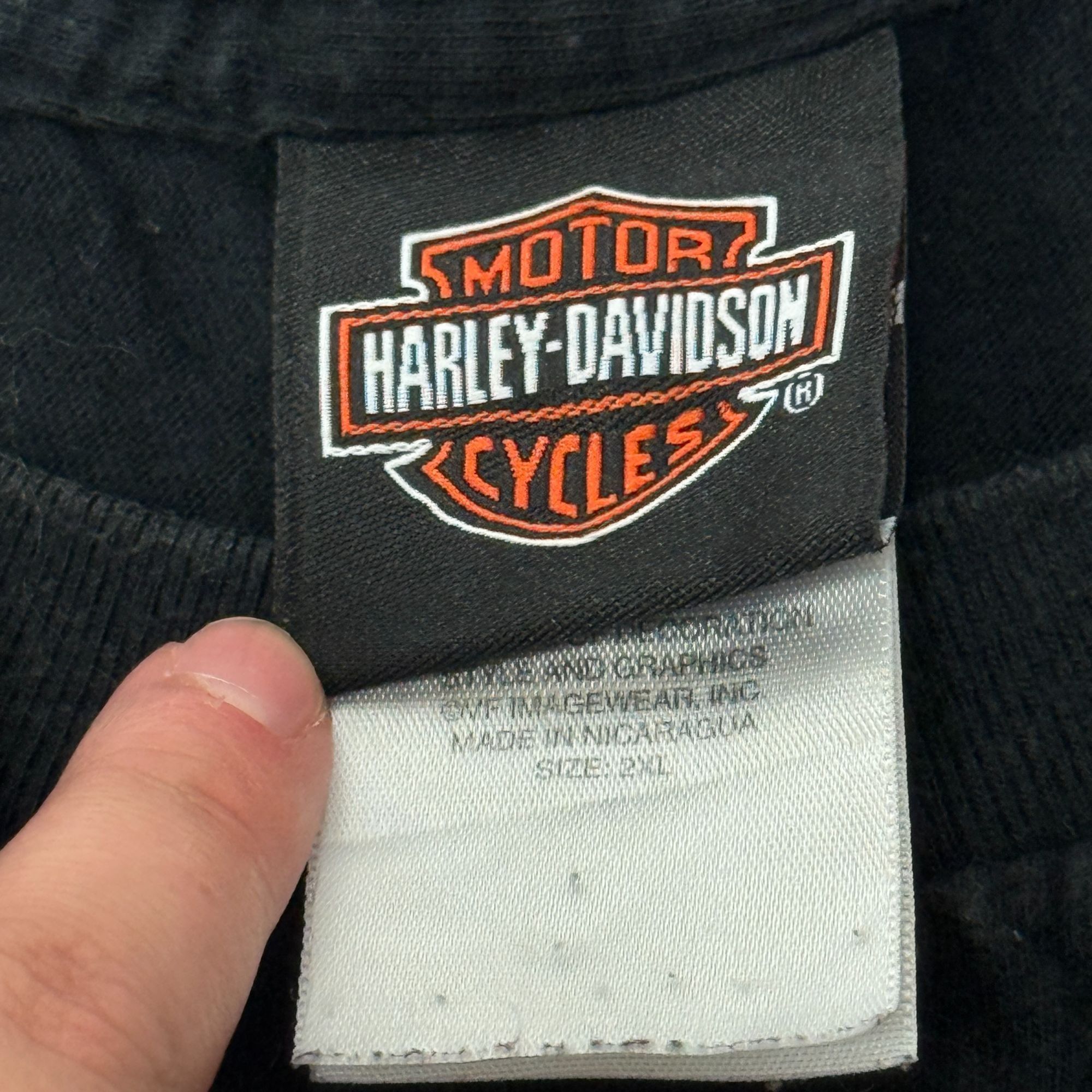Harley Davidson H-D Motorcycle FLAMING WOLF Biker Las Vegas FIRE DICE Gamble Size US XXL / EU 58 / 5 - 7 Thumbnail