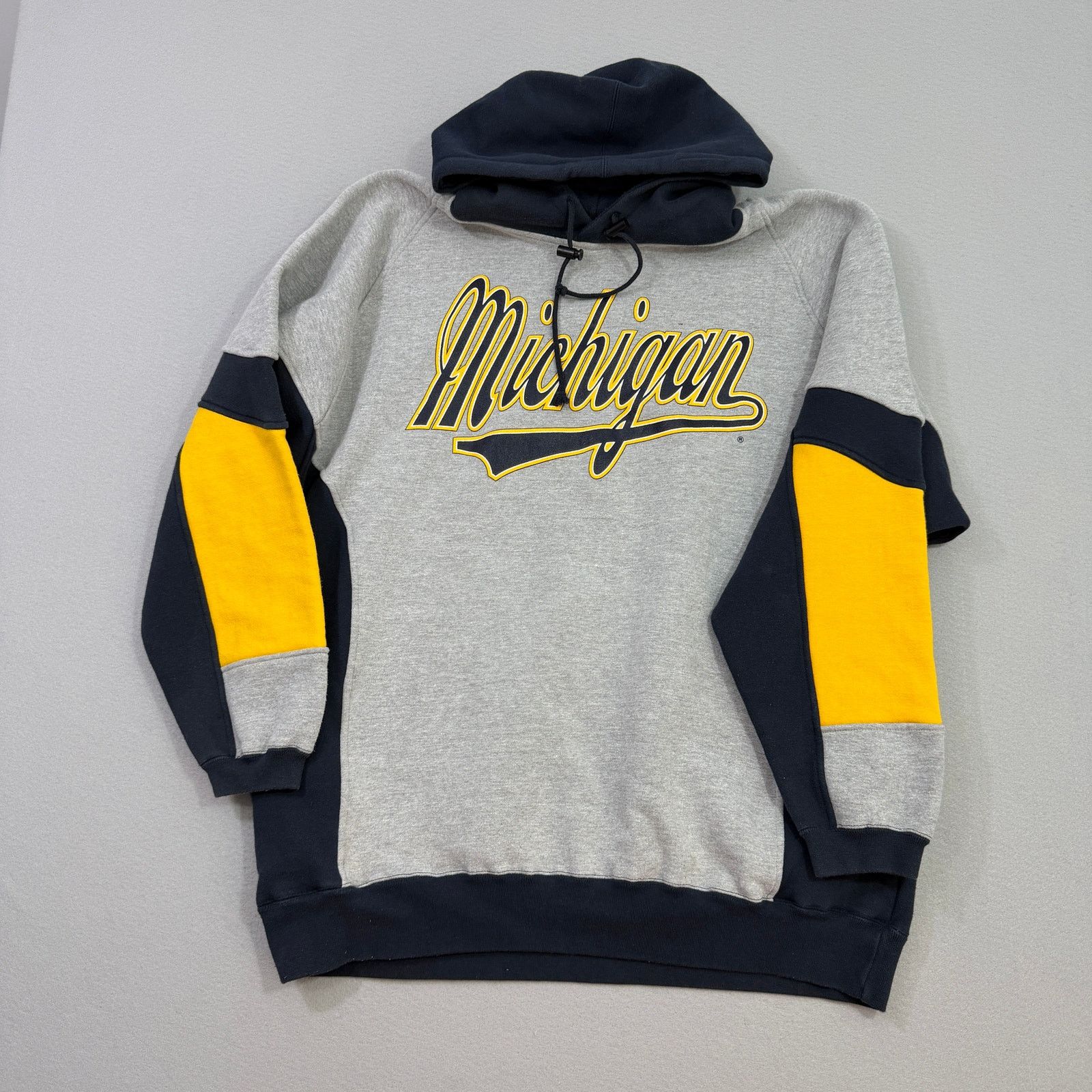 Vintage Vintage Michigan Wolverines Hoodie Men's Extra Large 90s Size US XL / EU 56 / 4 - 1 Thumbnail
