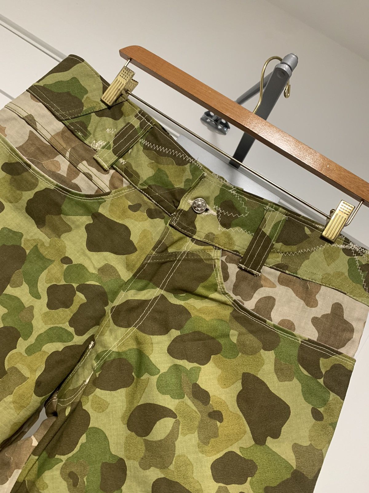 Vintage Bizzrad Camo Flare Pants Size US 36 / EU 52 - 3 Thumbnail