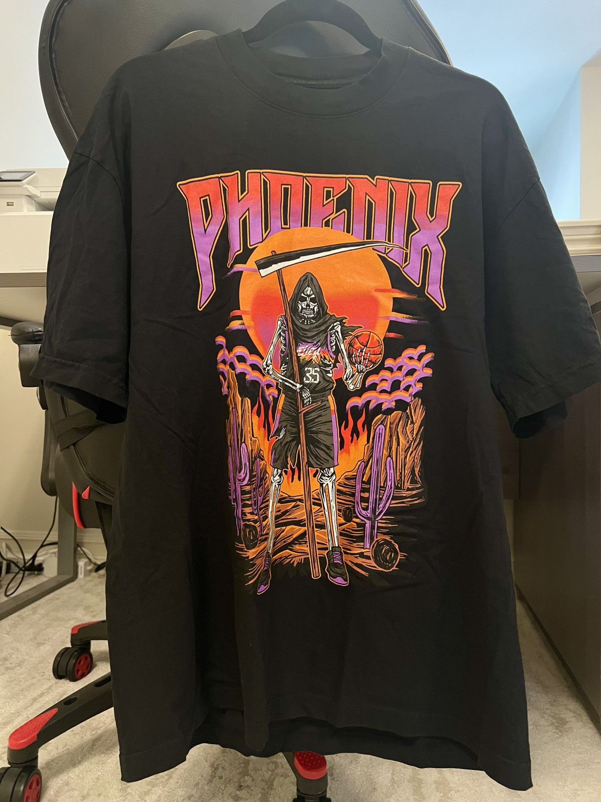 Vengeful Phoenix Suns Kevin Durant Tee - VENGEFUL - Size L *RARE* Size US L / EU 52-54 / 3 - 3 Thumbnail