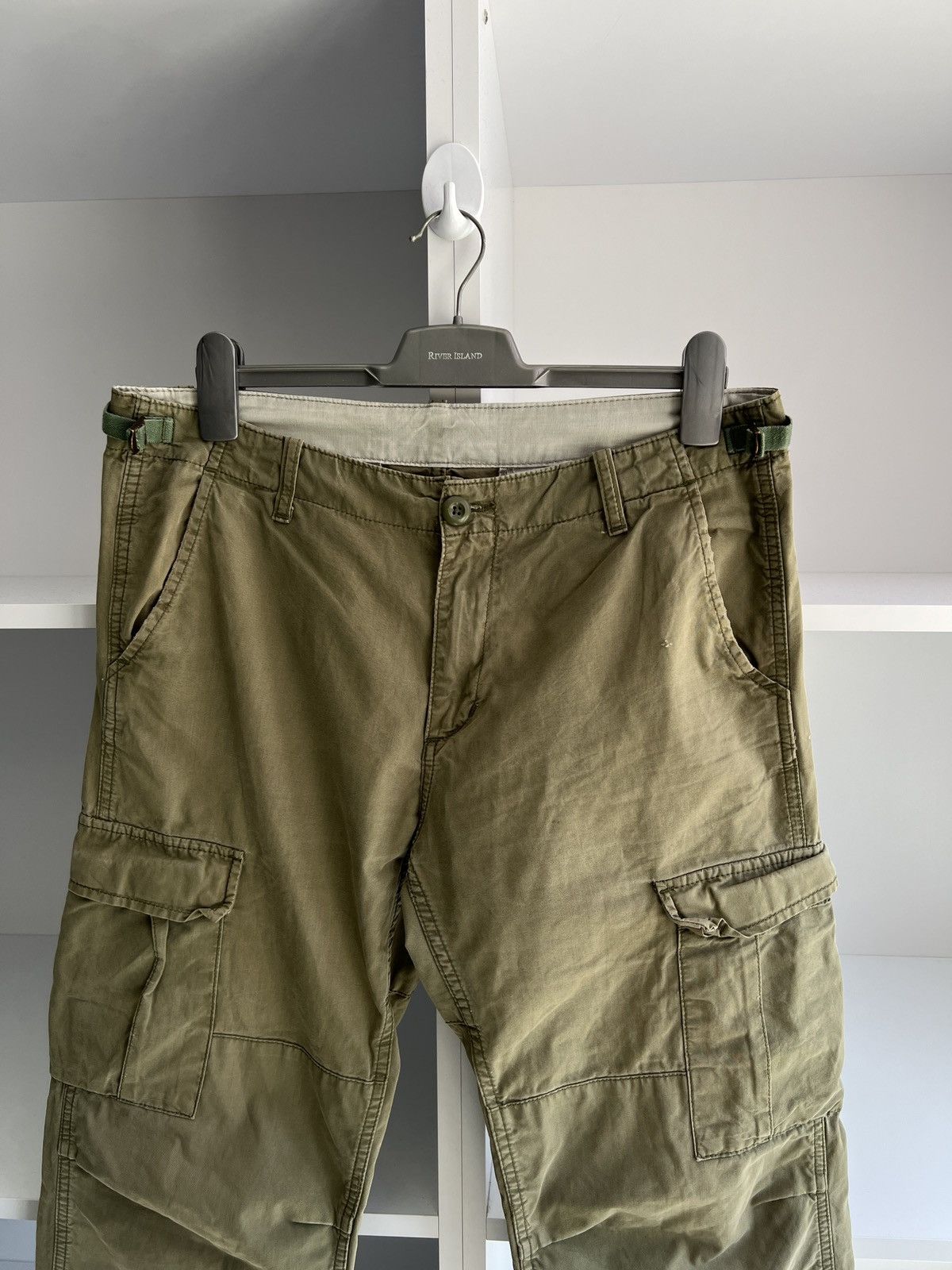 Carhartt × Vintage Vintage Carhartt Cargo Green Pants Size US 33 - 7 Thumbnail