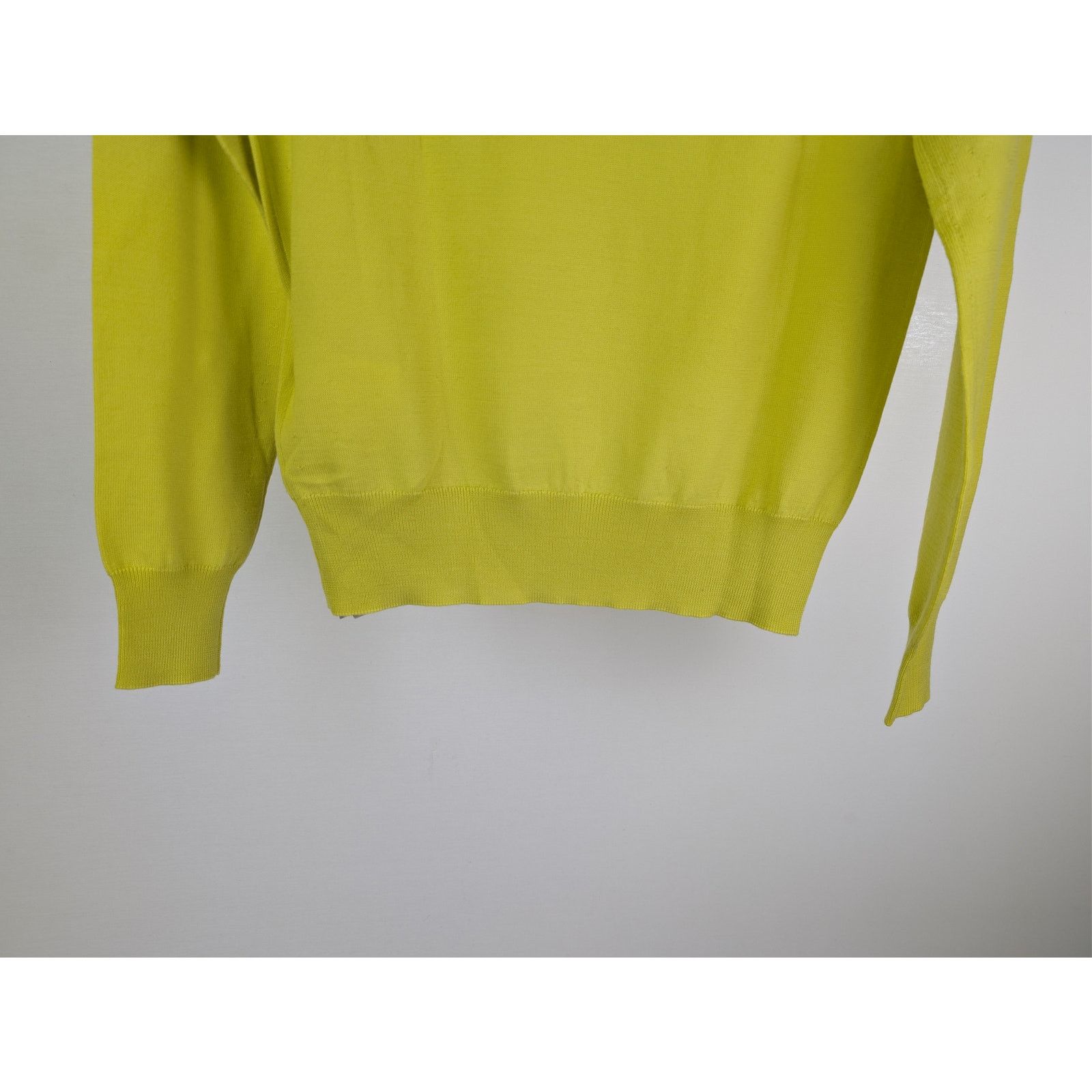 Tom Ford o1rshd1 V-Neck Knitwear Crewneck Sweatshirt Sweater Yellow Size US M / EU 48-50 / 2 - 12 Thumbnail