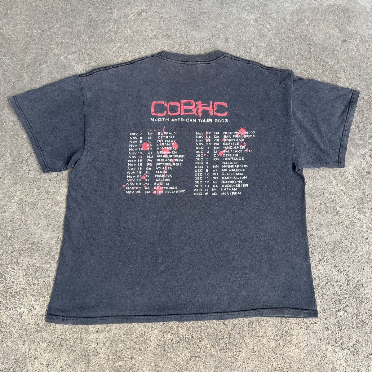 Band Tees Vintage Y2K Children Of Bodom Tour Promo Tee XL Faded Size US XL / EU 56 / 4 - 5 Thumbnail