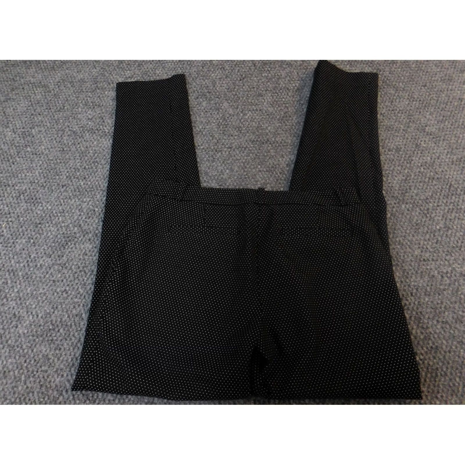 Tommy Hilfiger Tommy Hilfiger Womens Pants 0 Black Straight Pants Womens Regular Slimming Stretch Chino 32in Inseam Dark Size 25" / US 0 / IT 36 - 6 Thumbnail