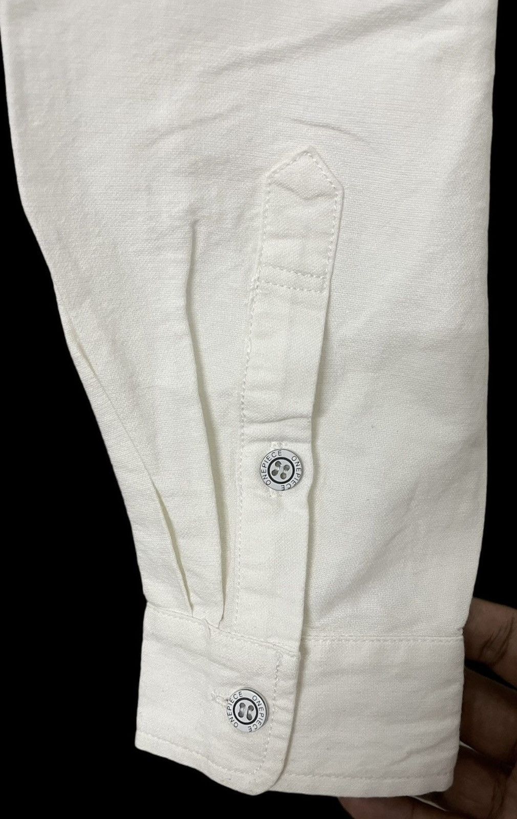 Japanese Brand One Piece Logo Button Ups Shirt Size US M / EU 48-50 / 2 - 4 Thumbnail