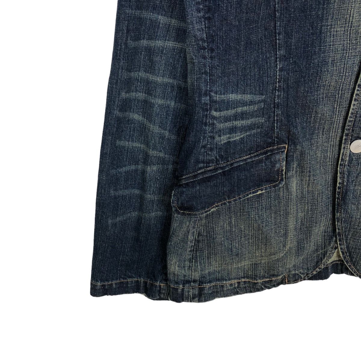 Issey Miyake 🔥90’s VINTAGE HIKORY CHORE DENIM JACKET PTPL JAPAN Size XL / US 12-14 / IT 48-50 - 3 Thumbnail