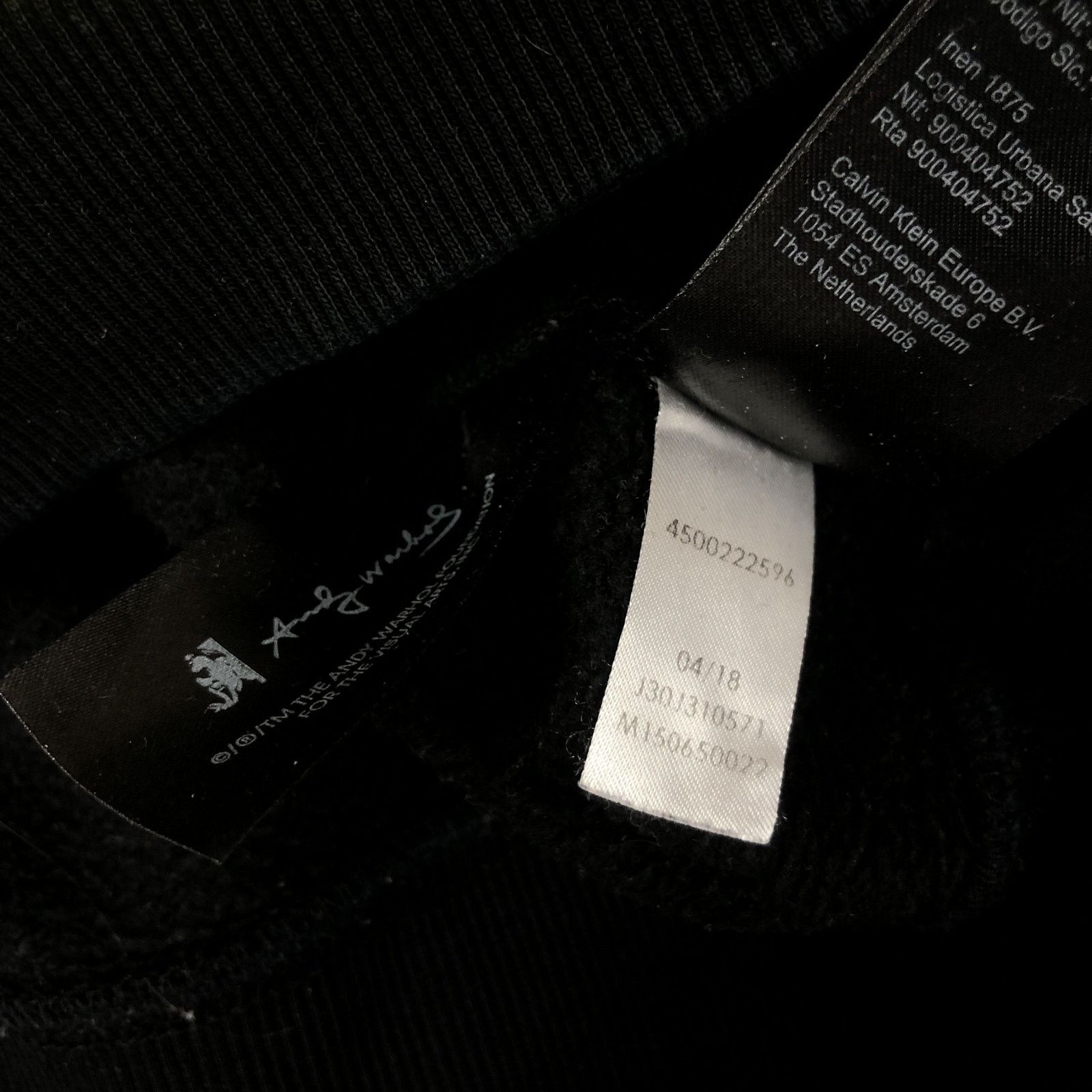 Andy Warhol Raf Simons Era Calvin Klein x Andy Warhol Black Hoodie Size US S / EU 44-46 / 1 - 9 Thumbnail