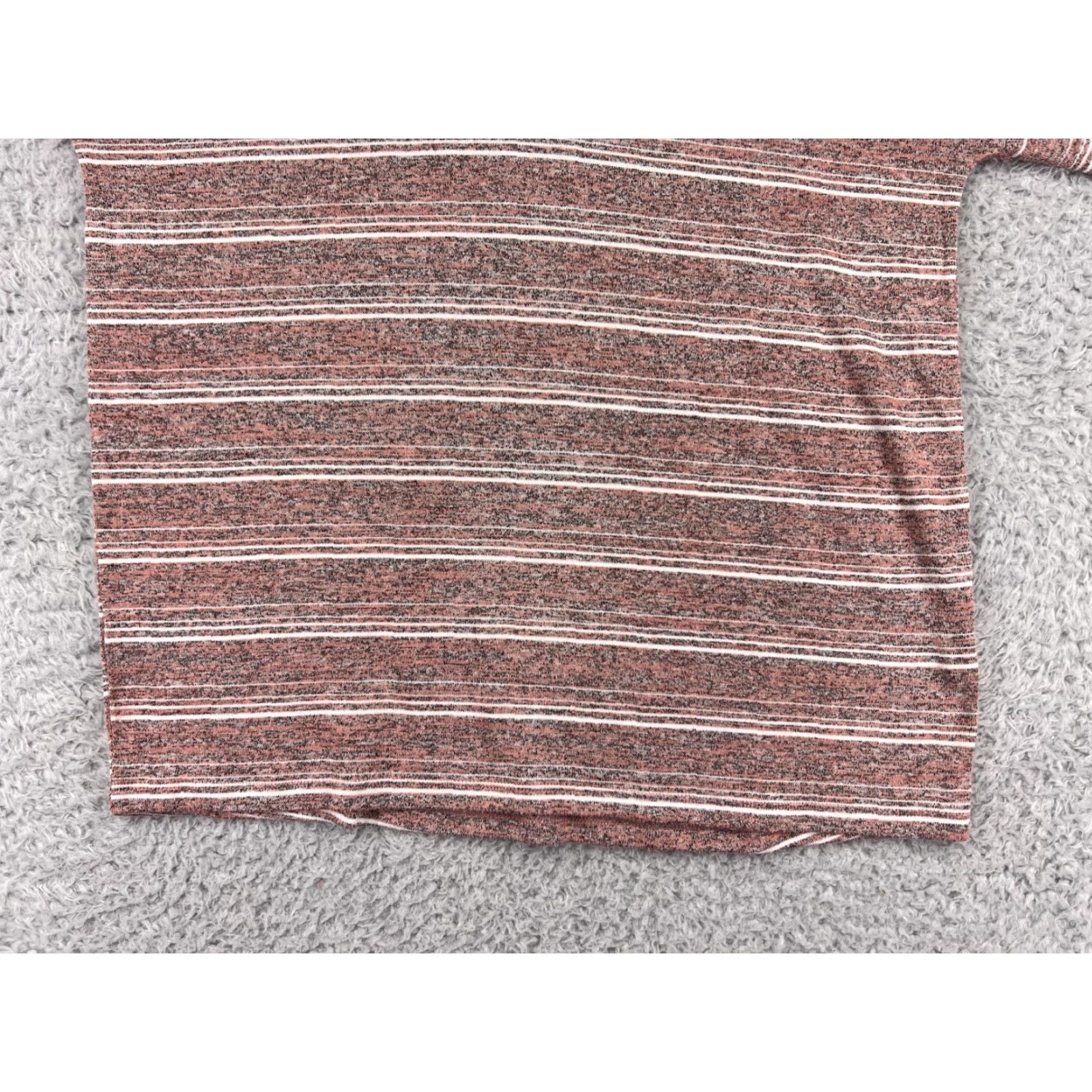 Calvin Klein Calvin Klein Shirt Womens Small Pink Striped V-Neck Polyester Blend Knit Size S / US 4 / IT 40 - 6 Thumbnail