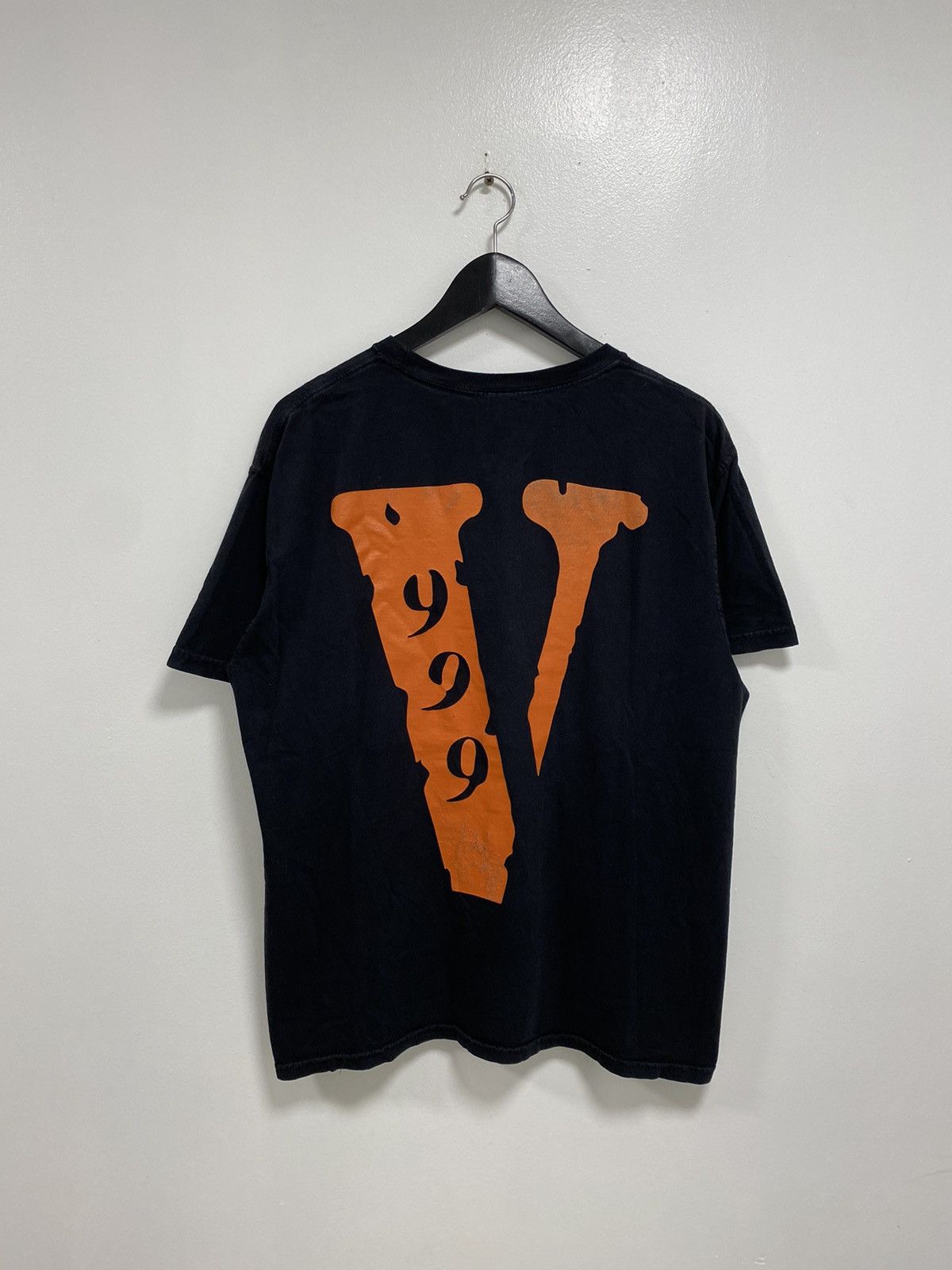 Vlone x NBA Youngboy Bones Black Tee - Chrome Hearts sold FTP Supreme OFF Revenge