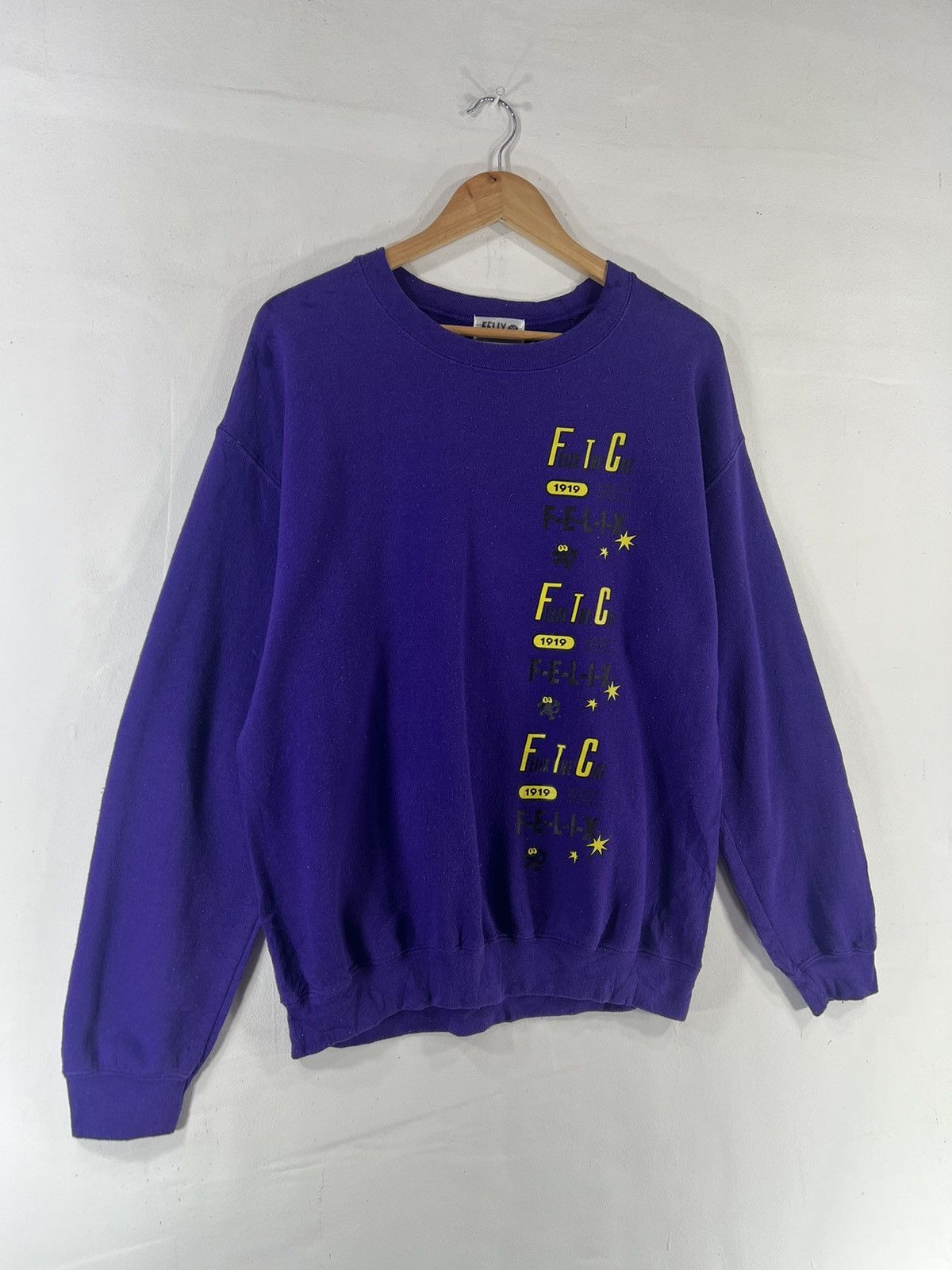 Vintage Felix The Cat Movie Sweatshirt Size US L / EU 52-54 / 3 - 6 Thumbnail