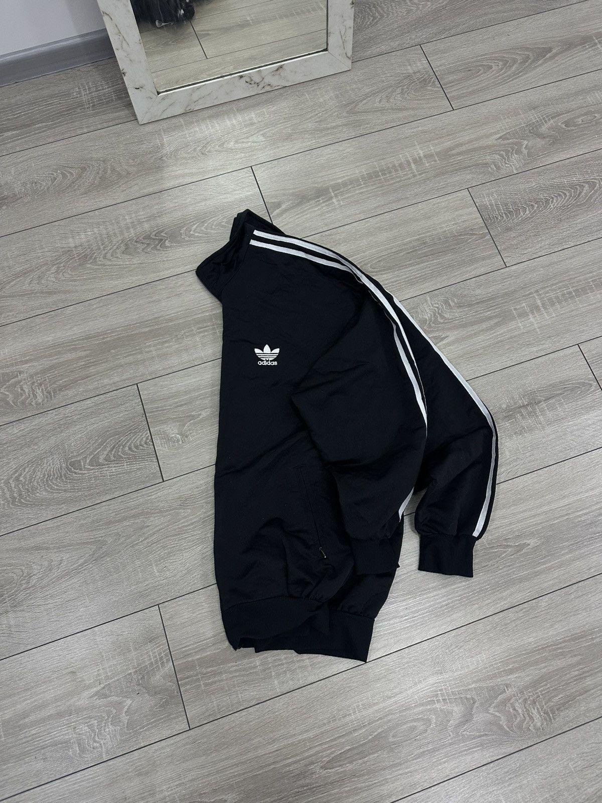 Adidas Adidas Boxy Fit Balenciaga Style Stripped Y2K Track Jacket Size US XL / EU 56 / 4 - 4 Thumbnail